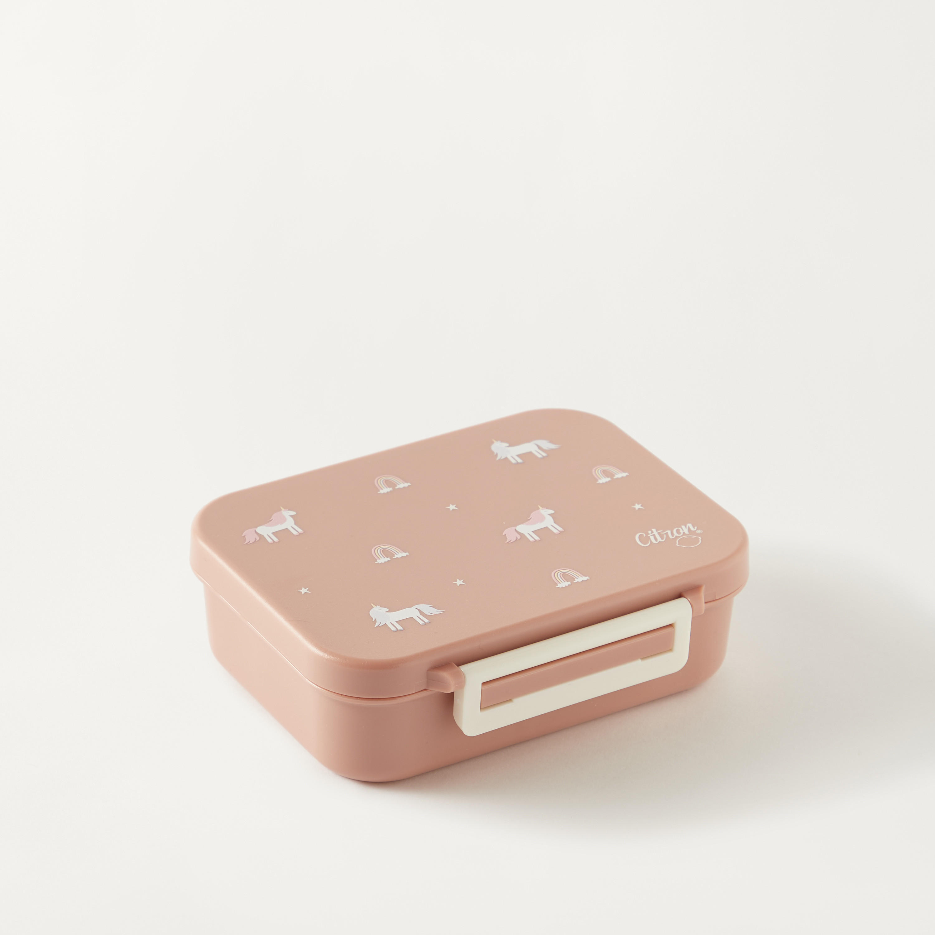 Citron Printed Sectioned Lunch Box with Clip Lock Lid6 -Month Warranty-school-lunchessentials-lunchboxes-image-2