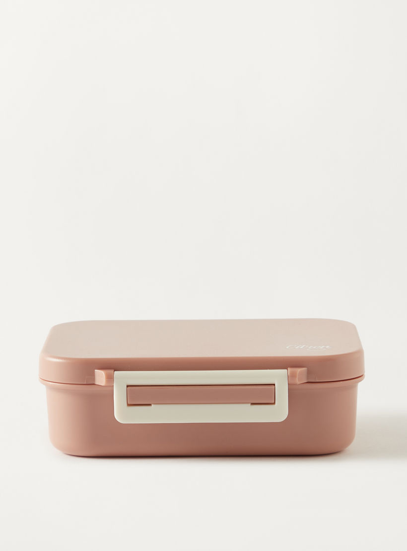 صندوق غداء مقسّم بغطاء بقفل مشبك وطبعات من سيترون - ضمان 6 أشهر-school-lunchessentials-lunchboxes-image-1