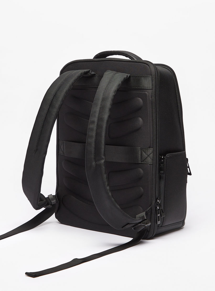 Duchini Textured Backpack with Zip Closure-men-bags-image-3
