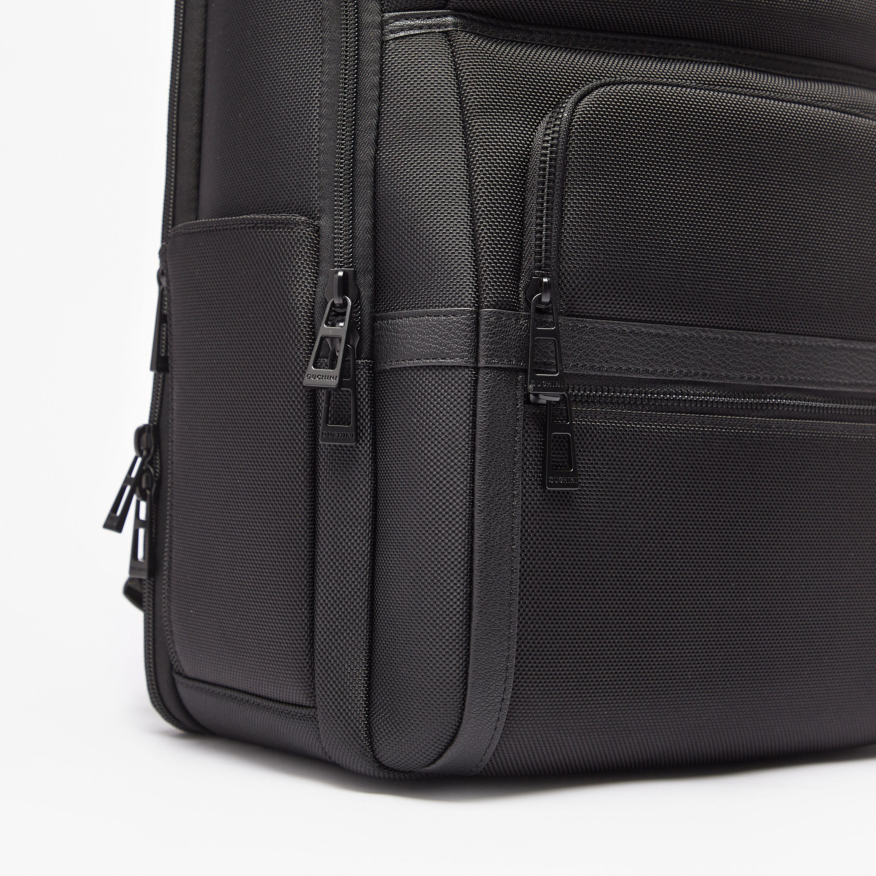 Duchini Textured Backpack with Zip Closure-men-bags-image-4