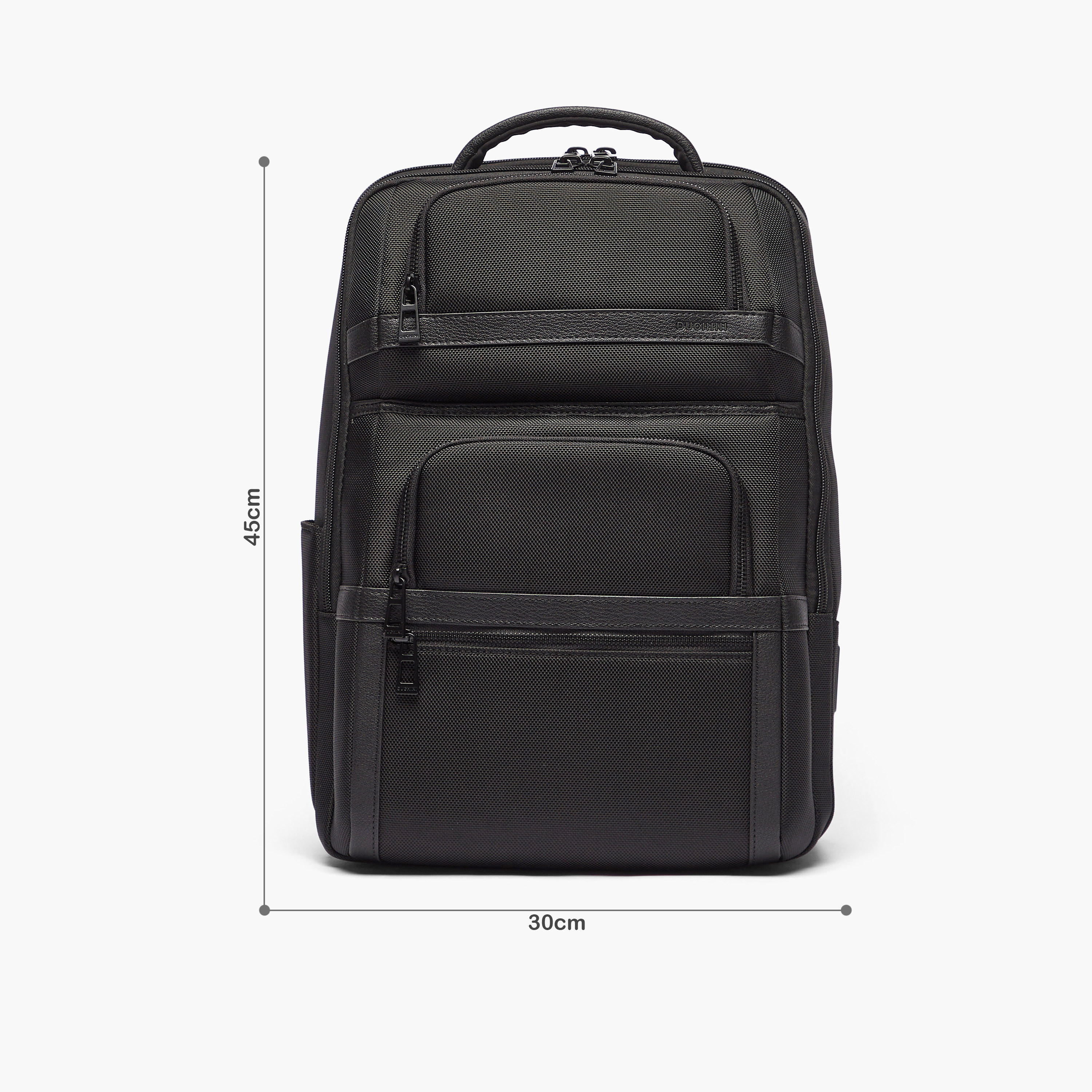 Duchini Textured Backpack with Zip Closure-men-bags-image-2