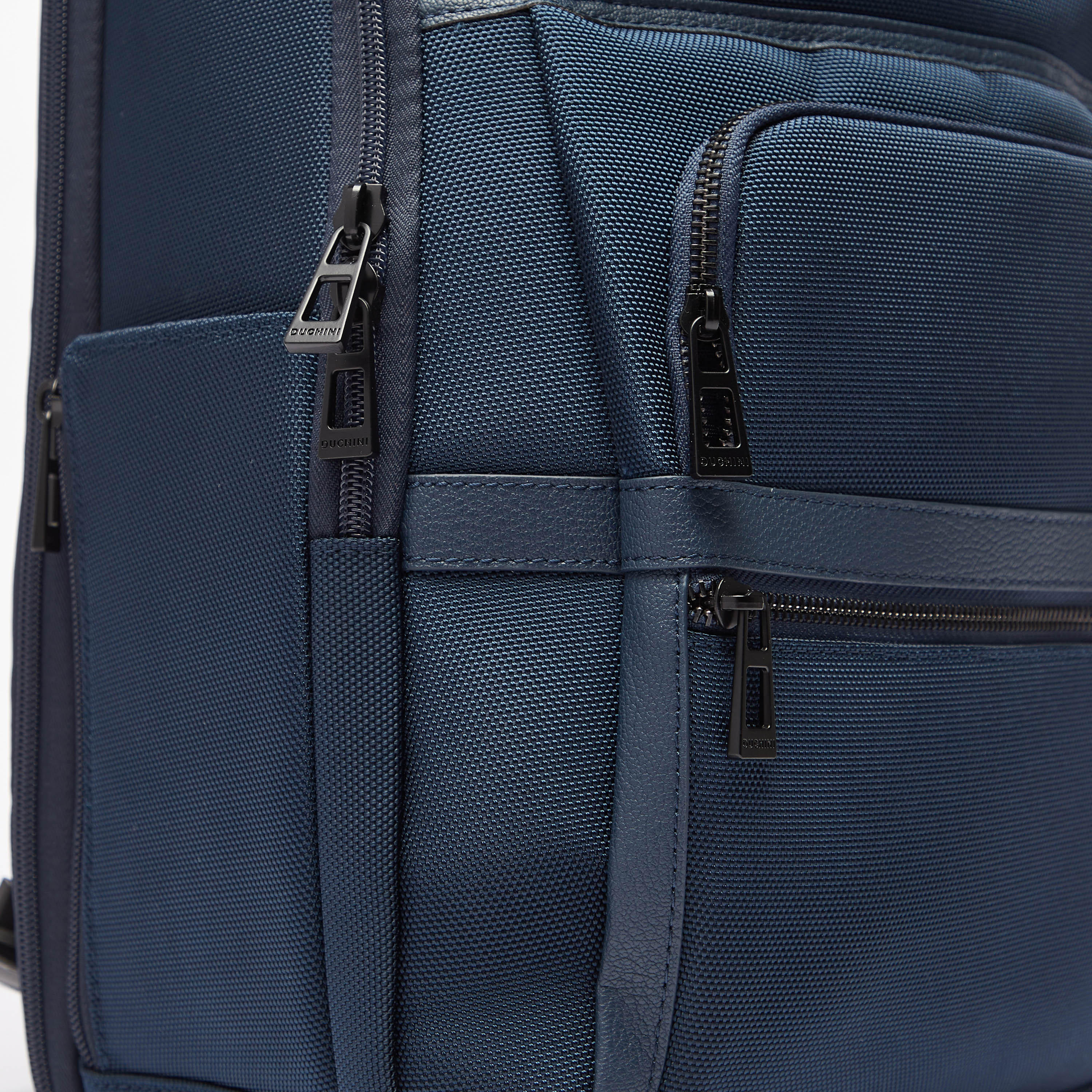 Duchini Textured Backpack with Zip Closure-men-bags-image-3