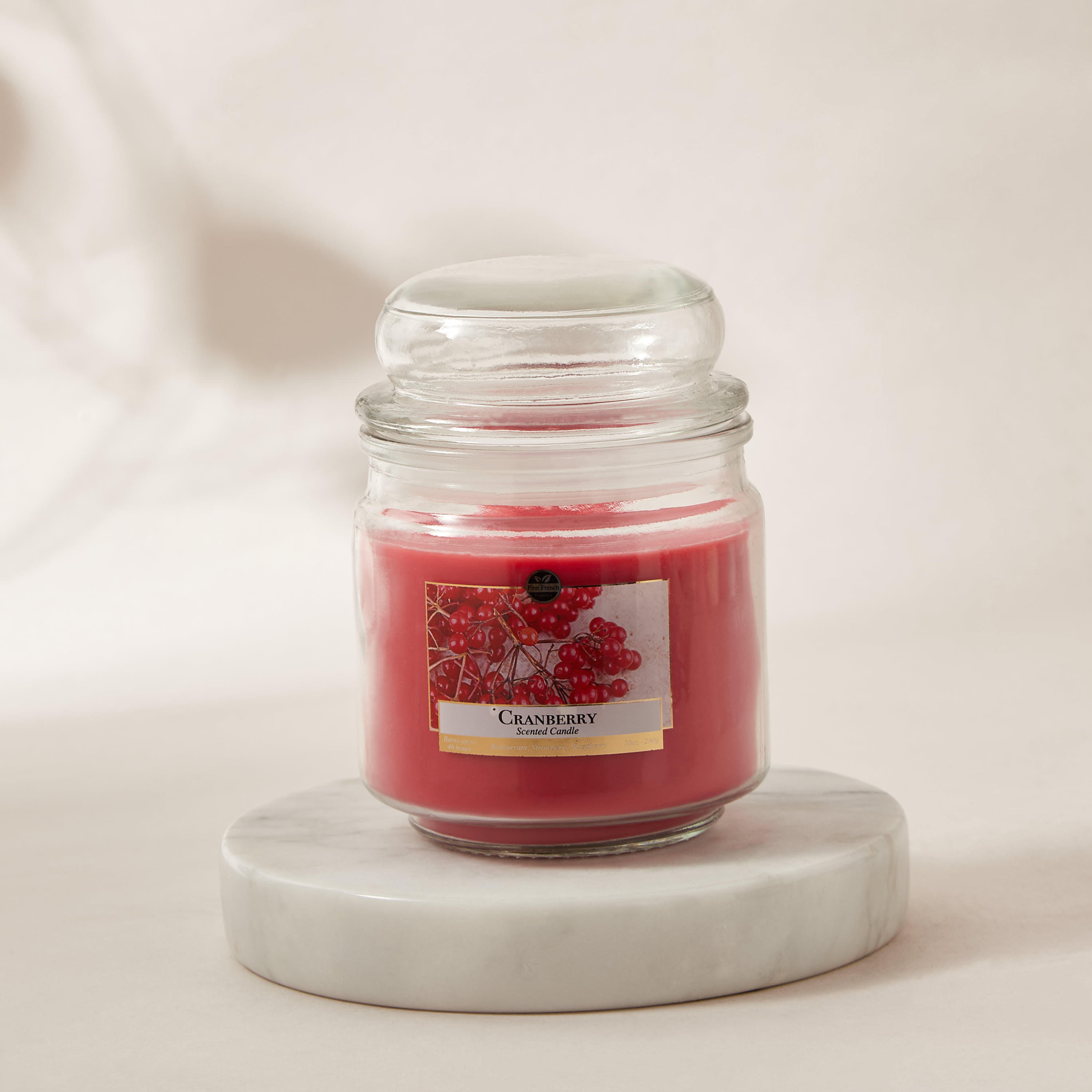 Fresh Cotton Scented Jar Candle - 280 gms-household-homefragrance-candles-image-2