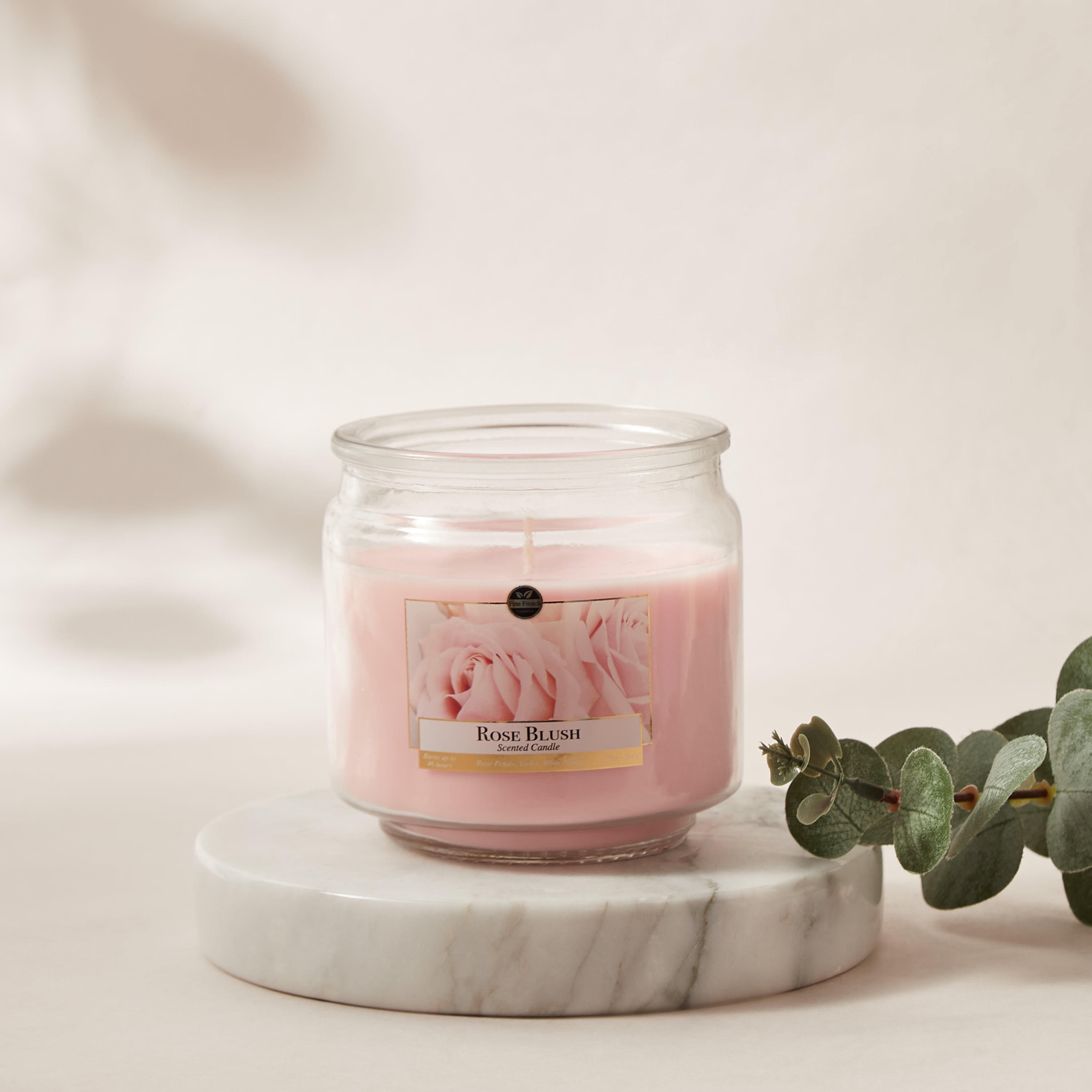 Fresh Cotton Scented Jar Candle - 280 gms-household-homefragrance-candles-image-1