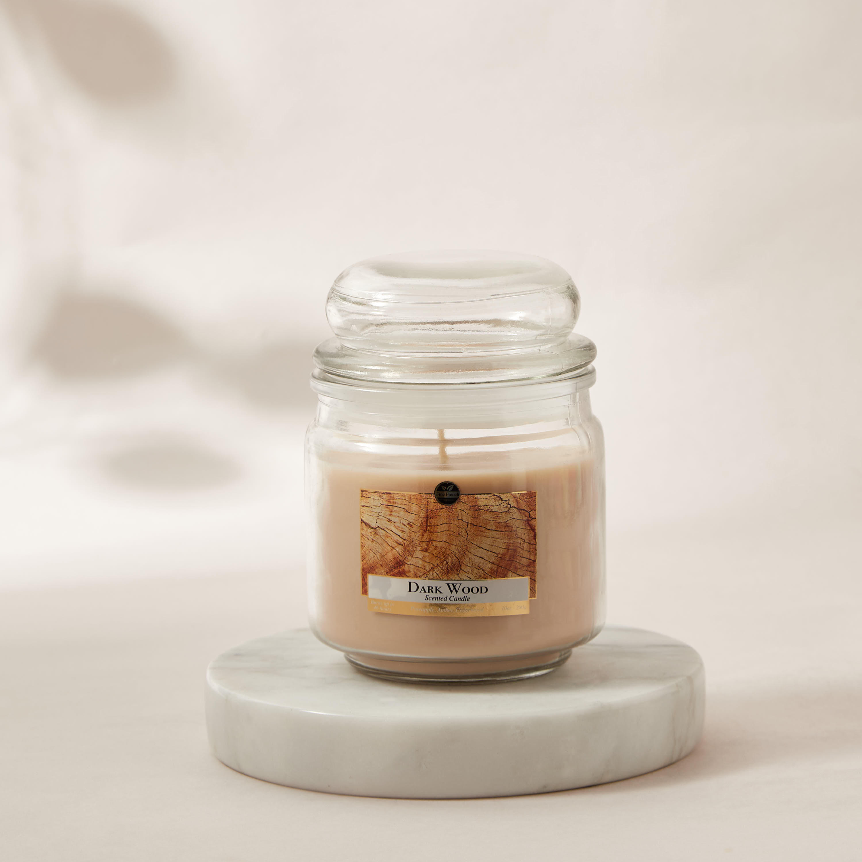 Fresh Cotton Scented Jar Candle - 280 gms-household-homefragrance-candles-image-2