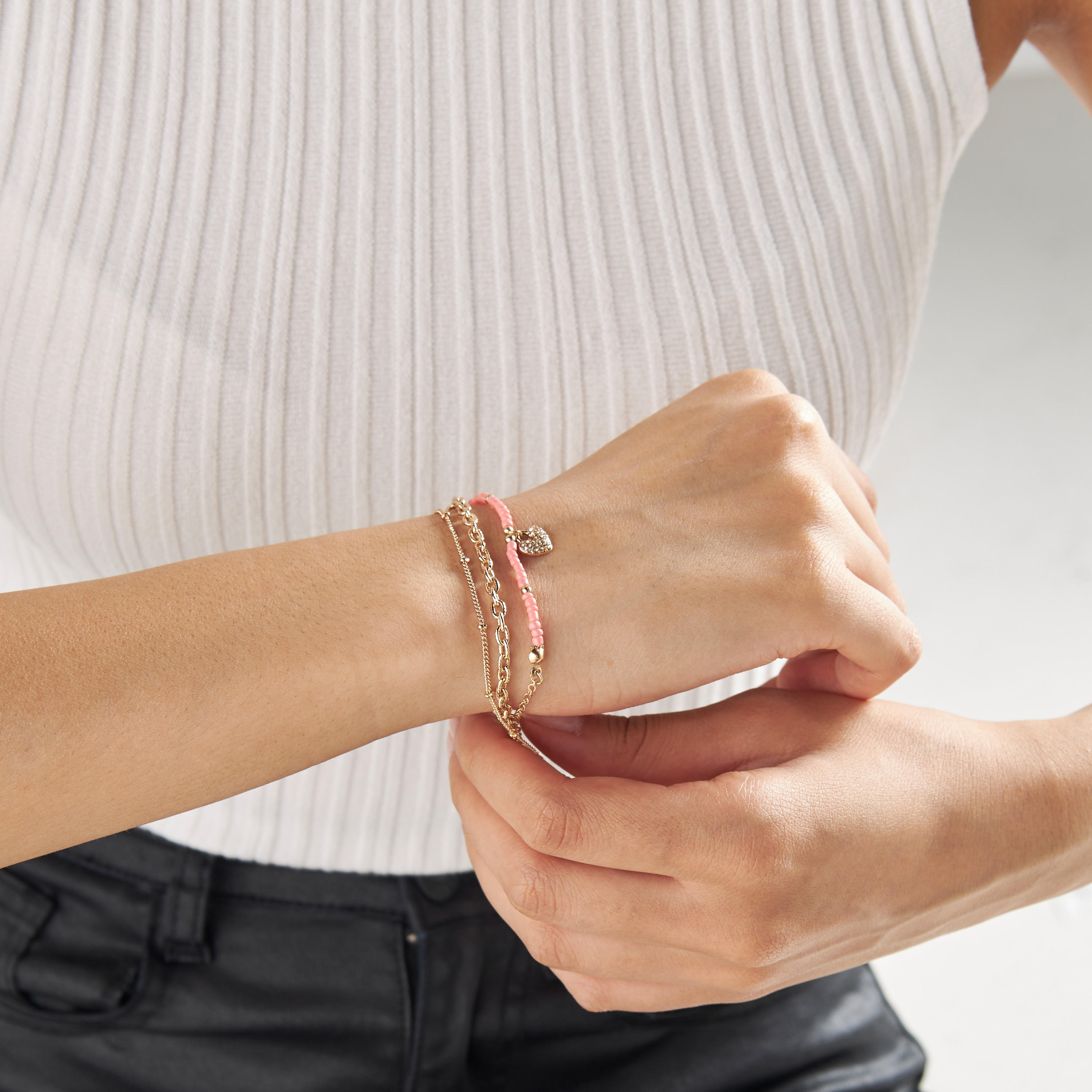 Assorted Anklet with Lobster Clasp - Set of 5-women-watchesandjewellery-jewellery-anklets-image-2