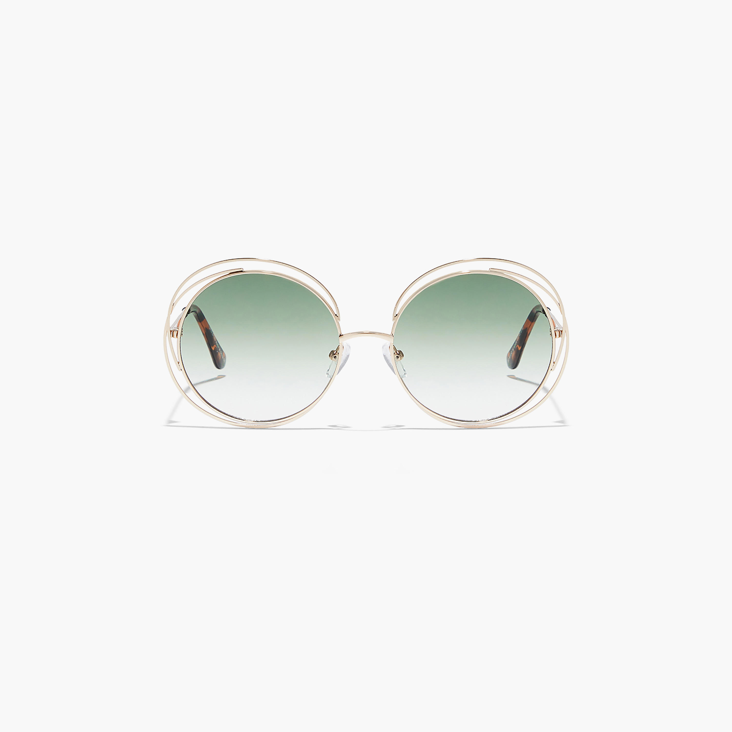 BlackOut AMAYA  Green 57 mm Round Sunglasses -women-sunglasses-image-2