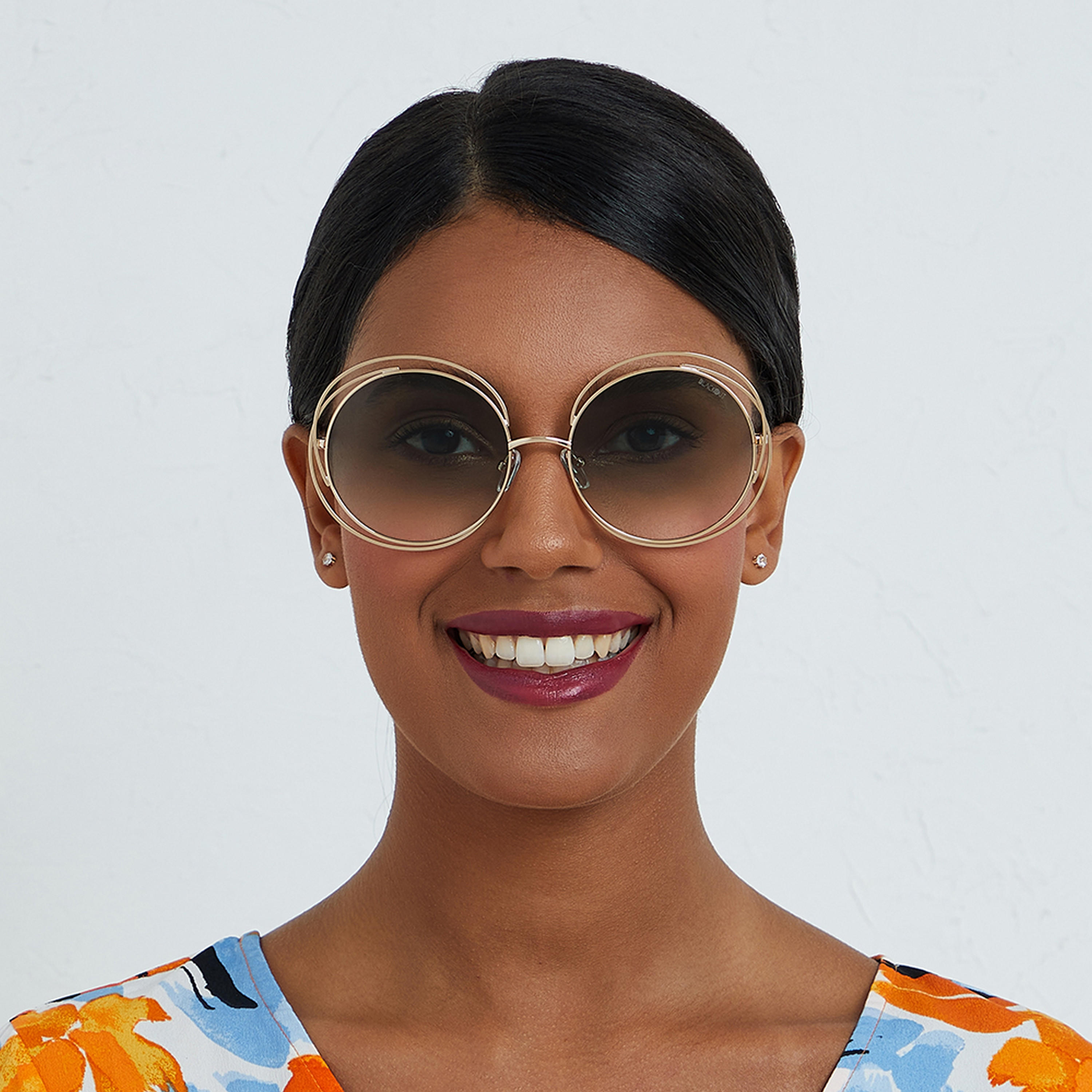BlackOut AMAYA  Green 57 mm Round Sunglasses -women-sunglasses-image-4