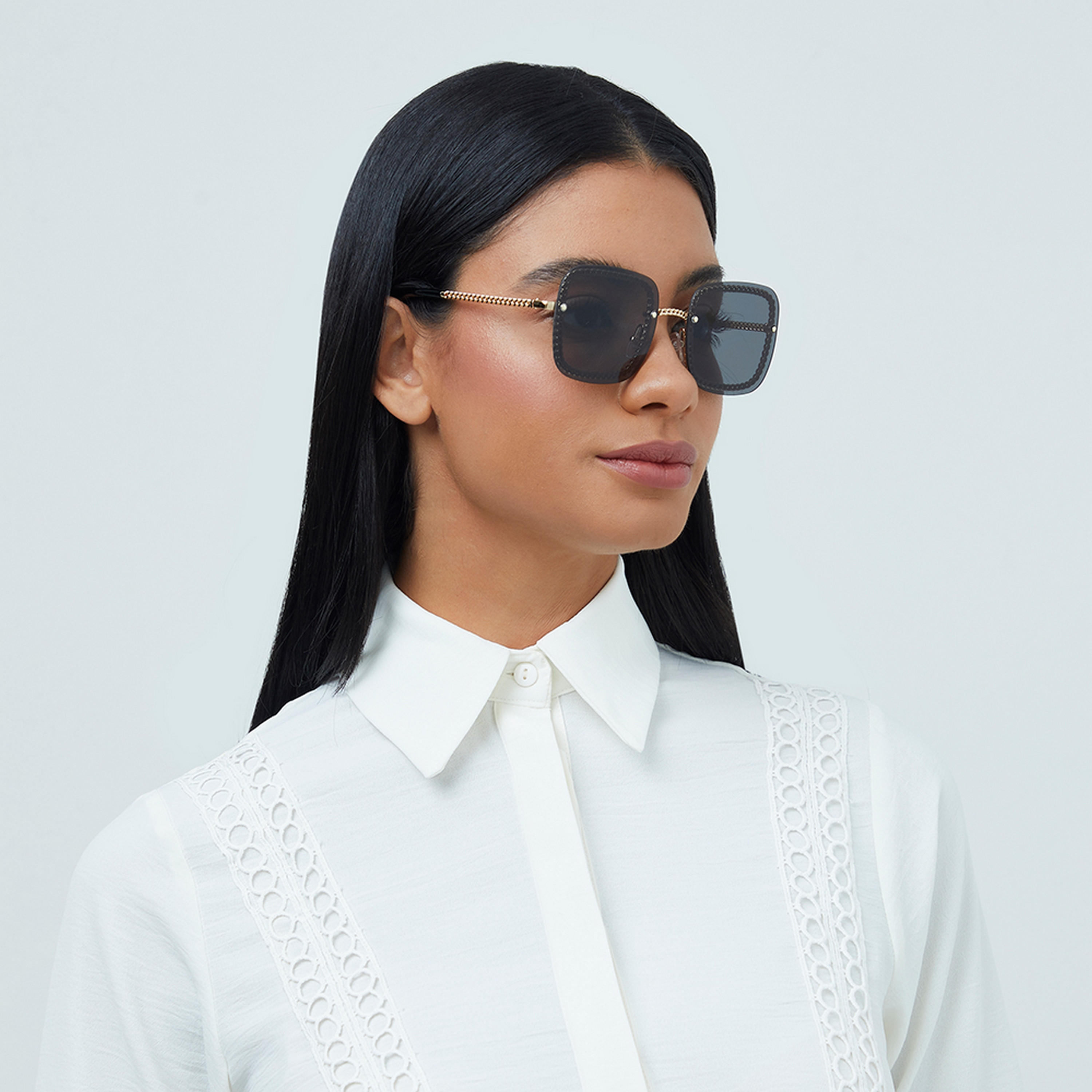 BlackOut AURORA  Black 57 mm Square Sunglasses -women-sunglasses-image-5