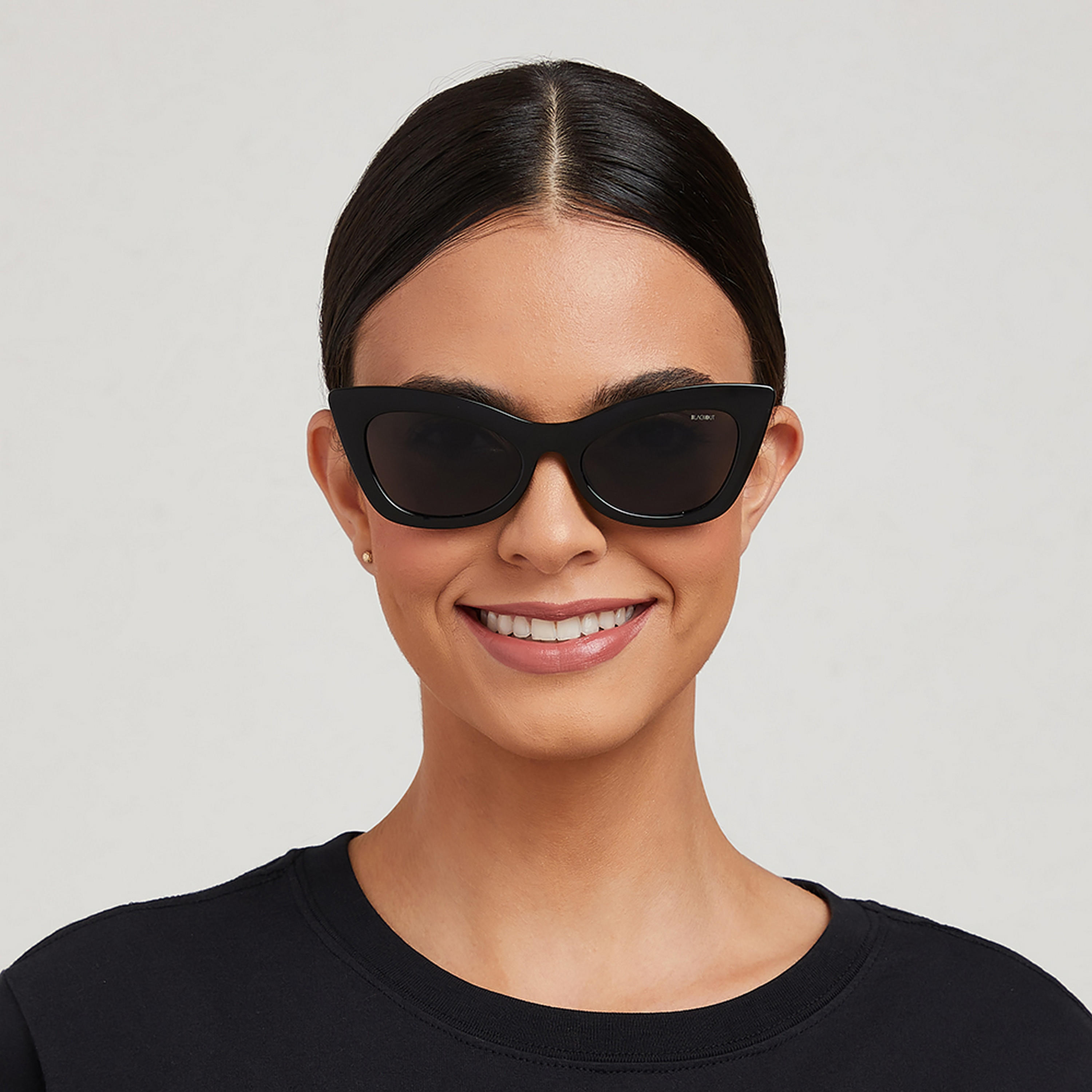 BlackOut COURTNEY  Black 52 mm Cat Eye Sunglasses -women-sunglasses-image-4