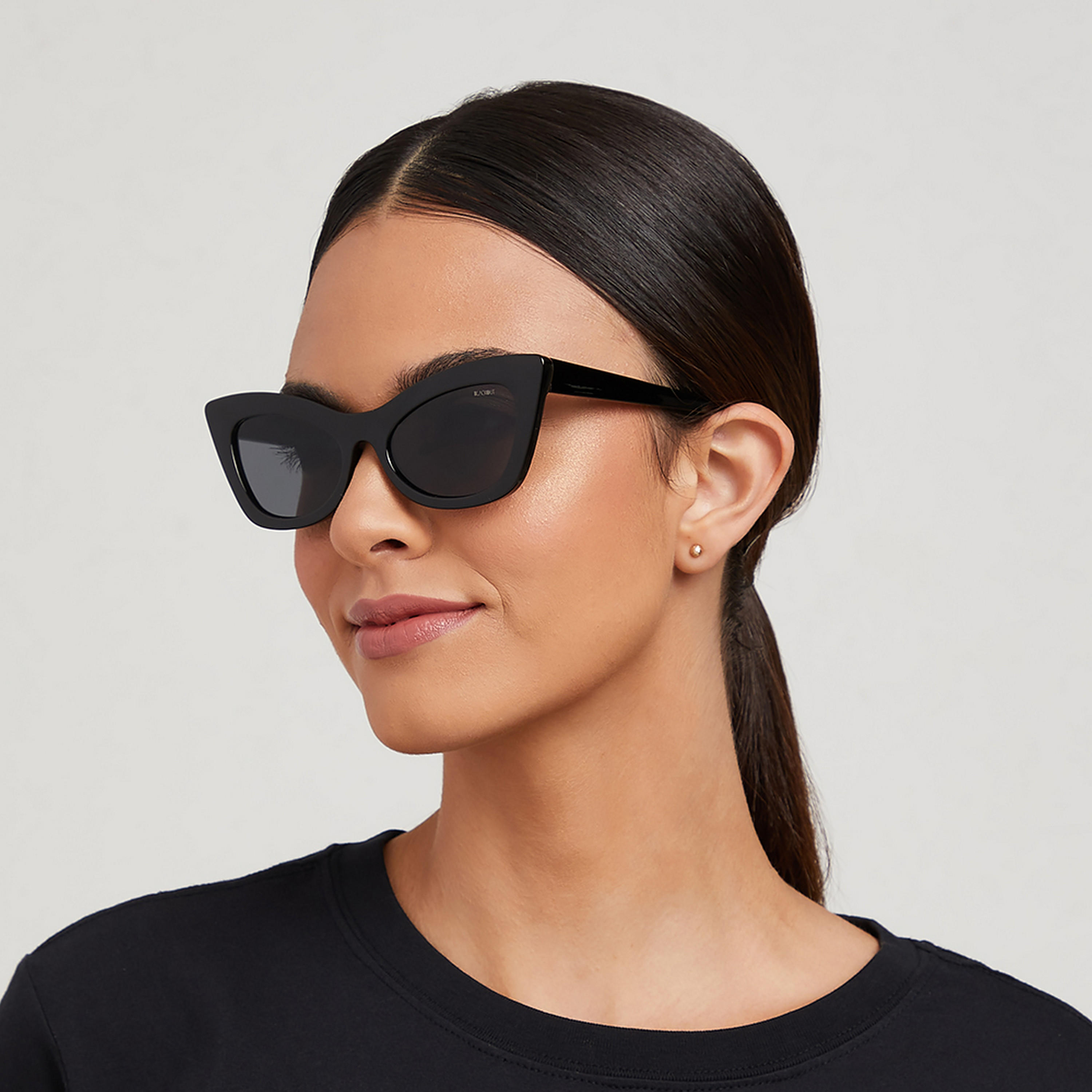 BlackOut COURTNEY  Black 52 mm Cat Eye Sunglasses -women-sunglasses-image-5