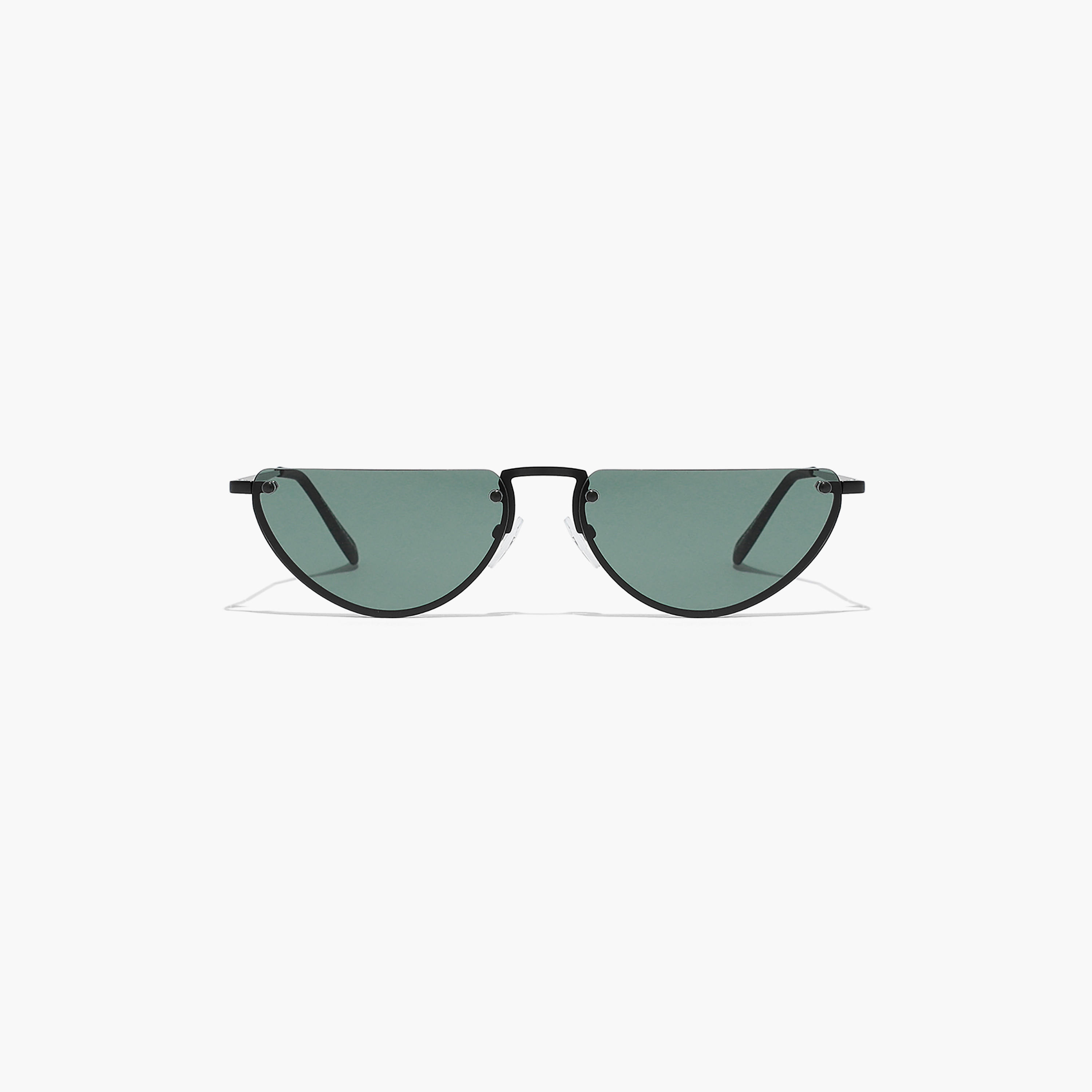 نظارة شمسية خضراء ذات كات آي من بلاك أوت ديمي لون مع 59 مم -women-sunglasses-image-2