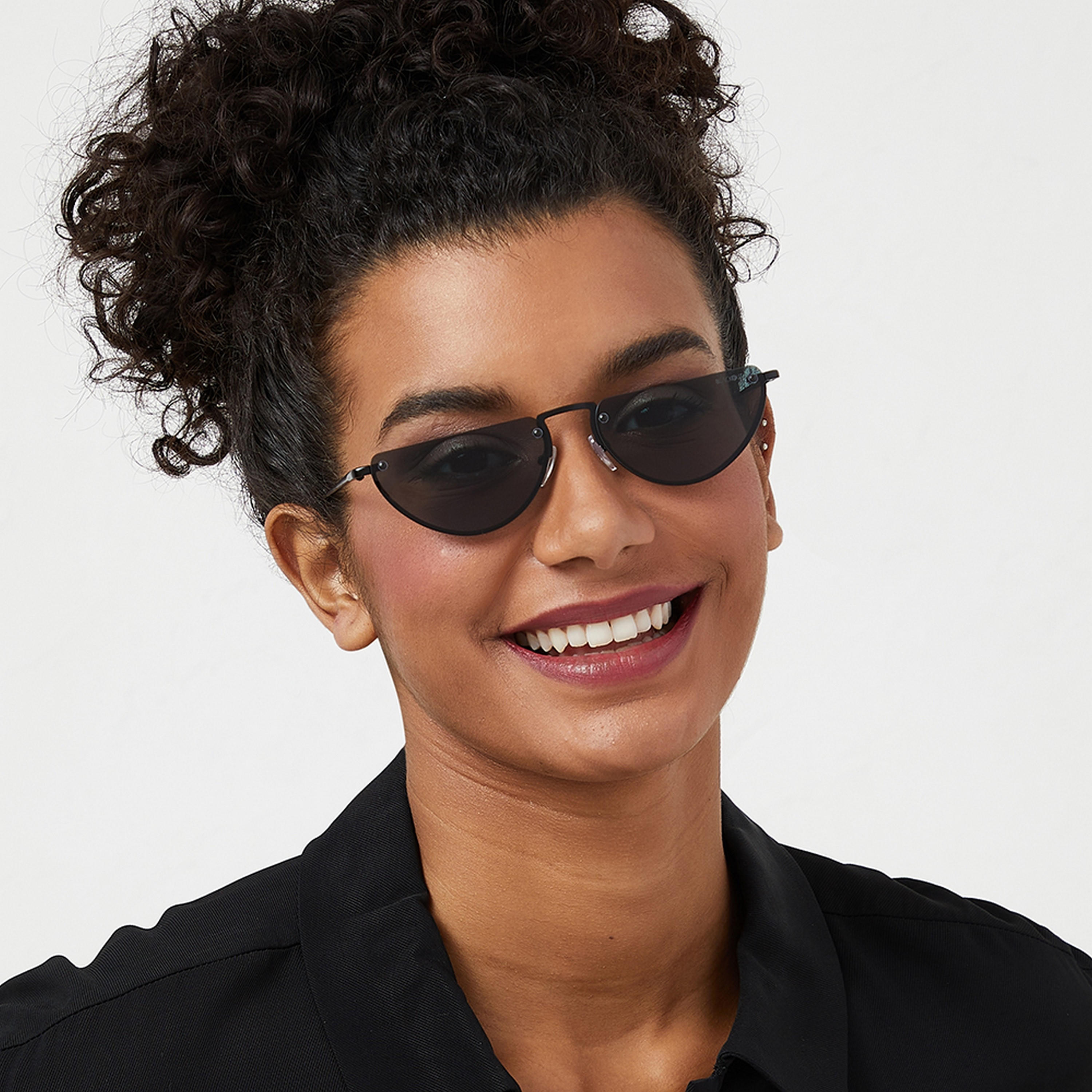 BlackOut DEMI LUNE Green 59 mm Cat Eye Sunglasses -women-sunglasses-image-4