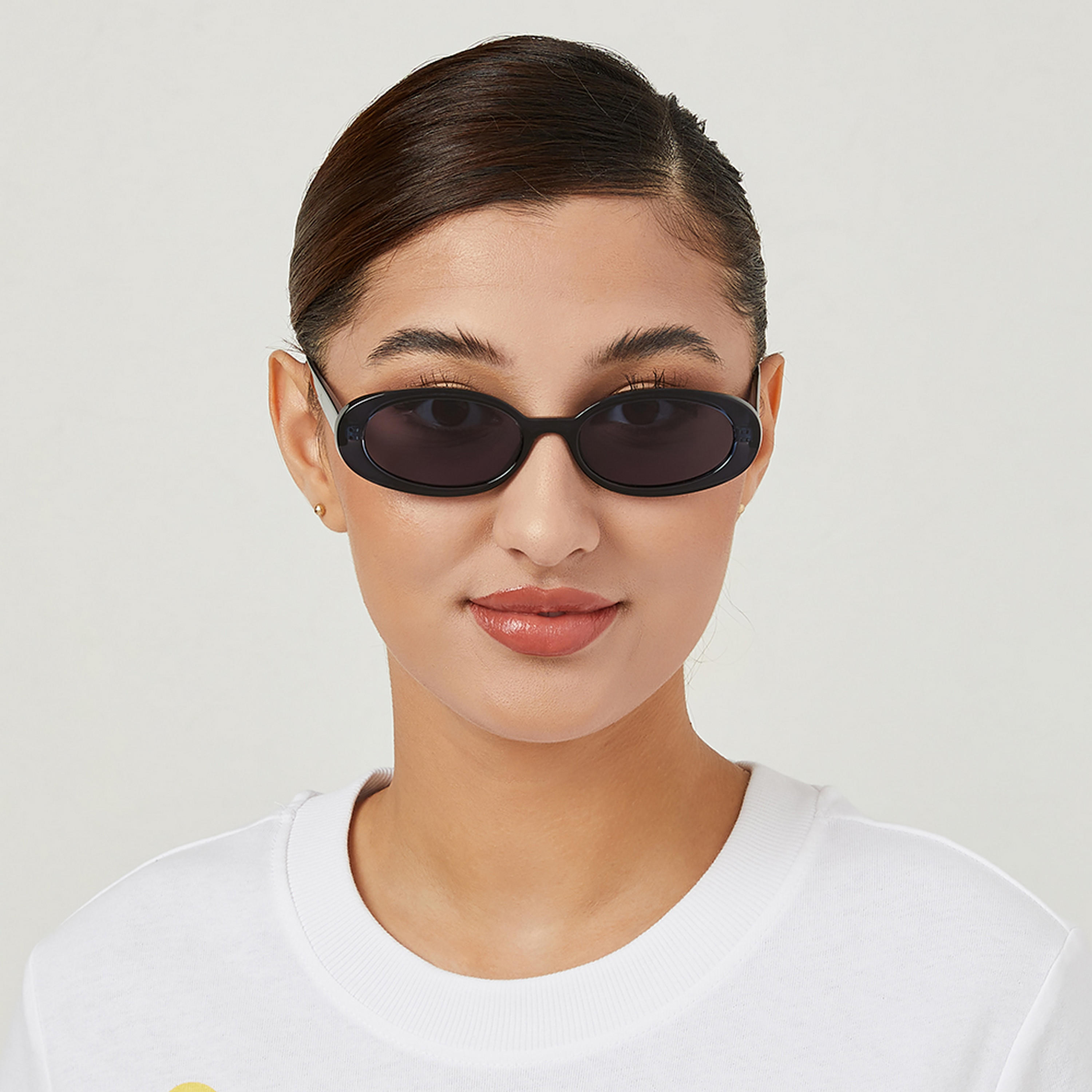 BlackOut DREW  Blue 52 mm Rectangle Sunglasses -women-sunglasses-image-4