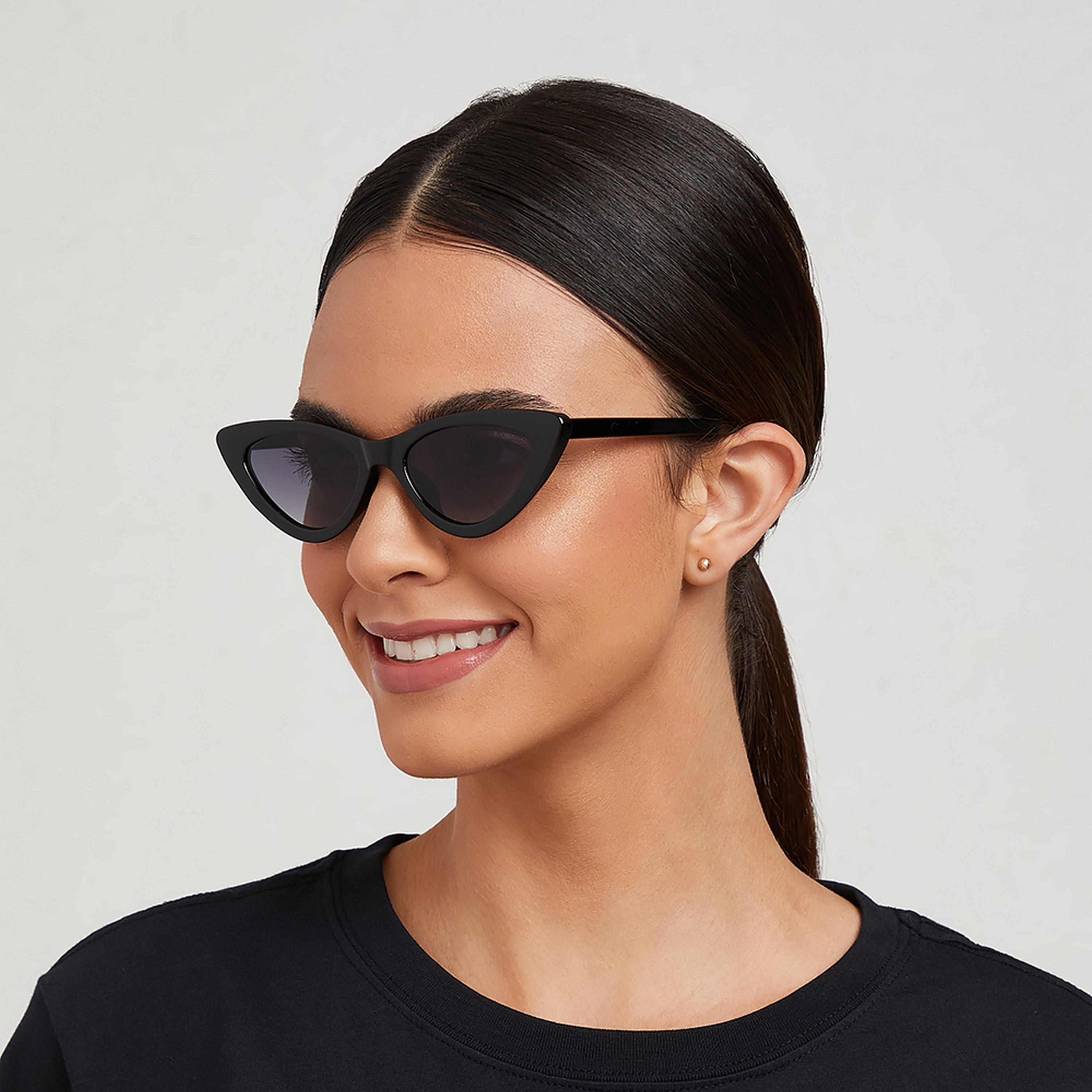 BlackOut GWEN  Black 61 mm Cat Eye Sunglasses -women-sunglasses-image-5