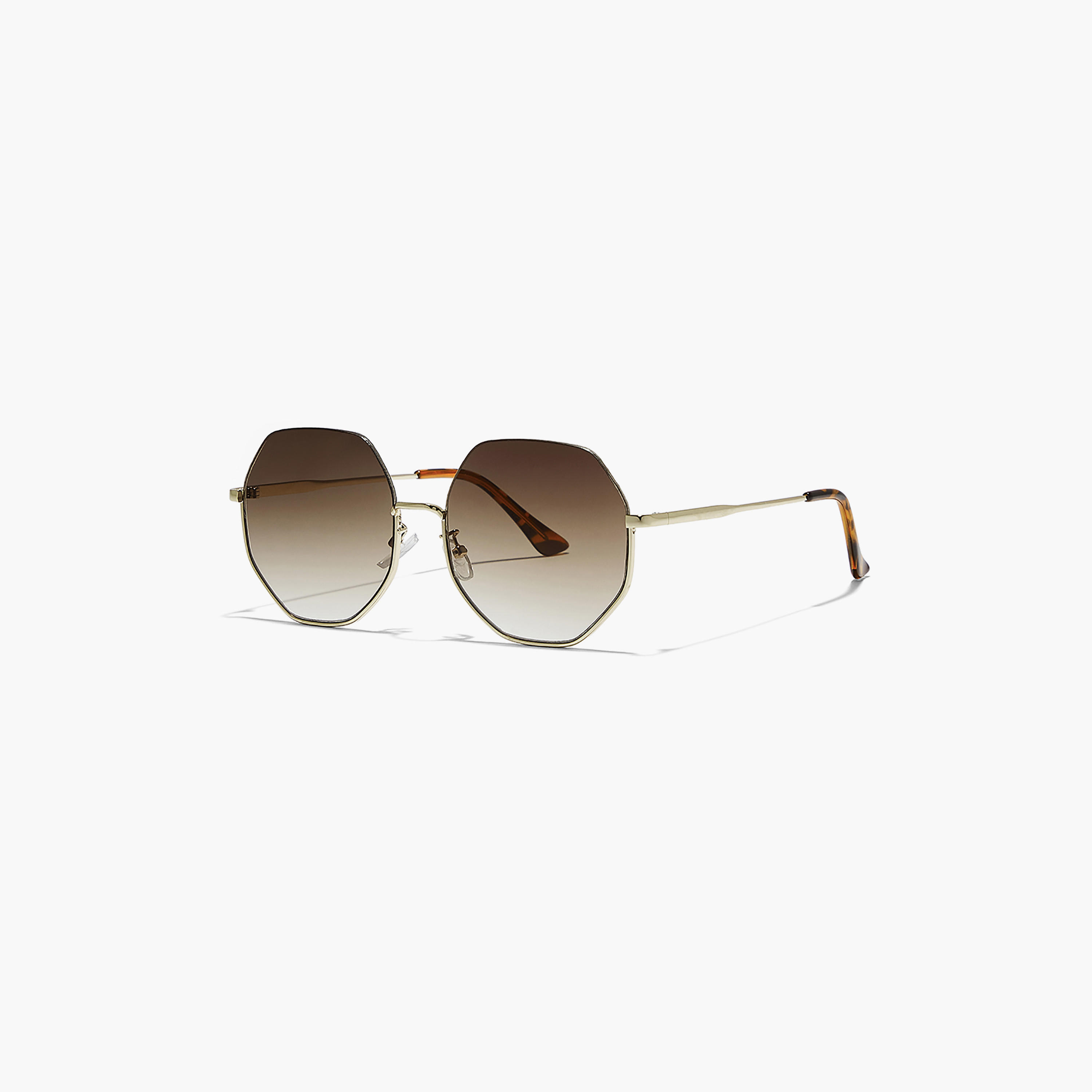 BlackOut HEXA  Brown 58 mm Geometric Sunglasses -women-sunglasses-image-1