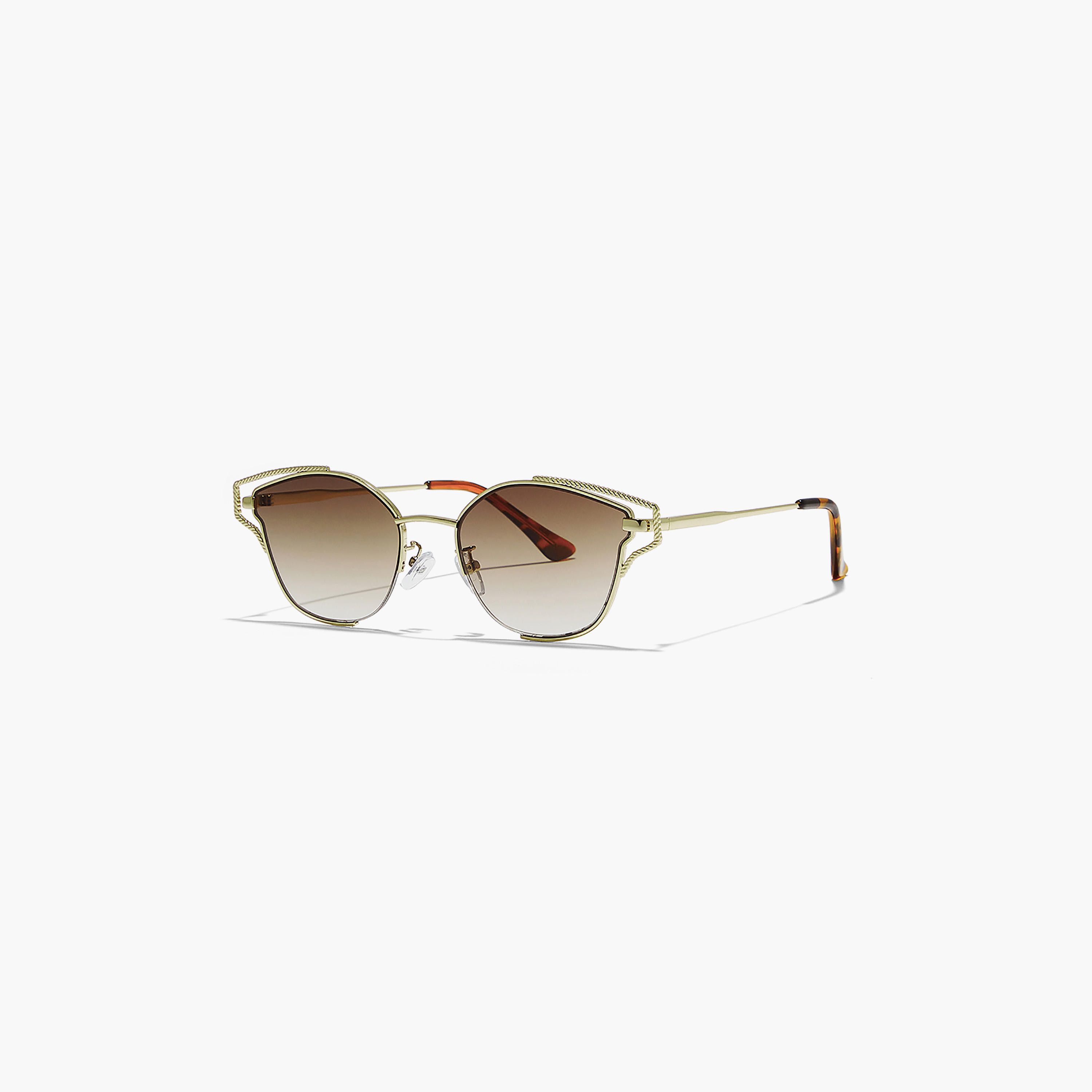 نظارة شمسية وبنية ذات كات آي من بلاك أوت هيباتيا مع 54 مم -women-sunglasses-image-1
