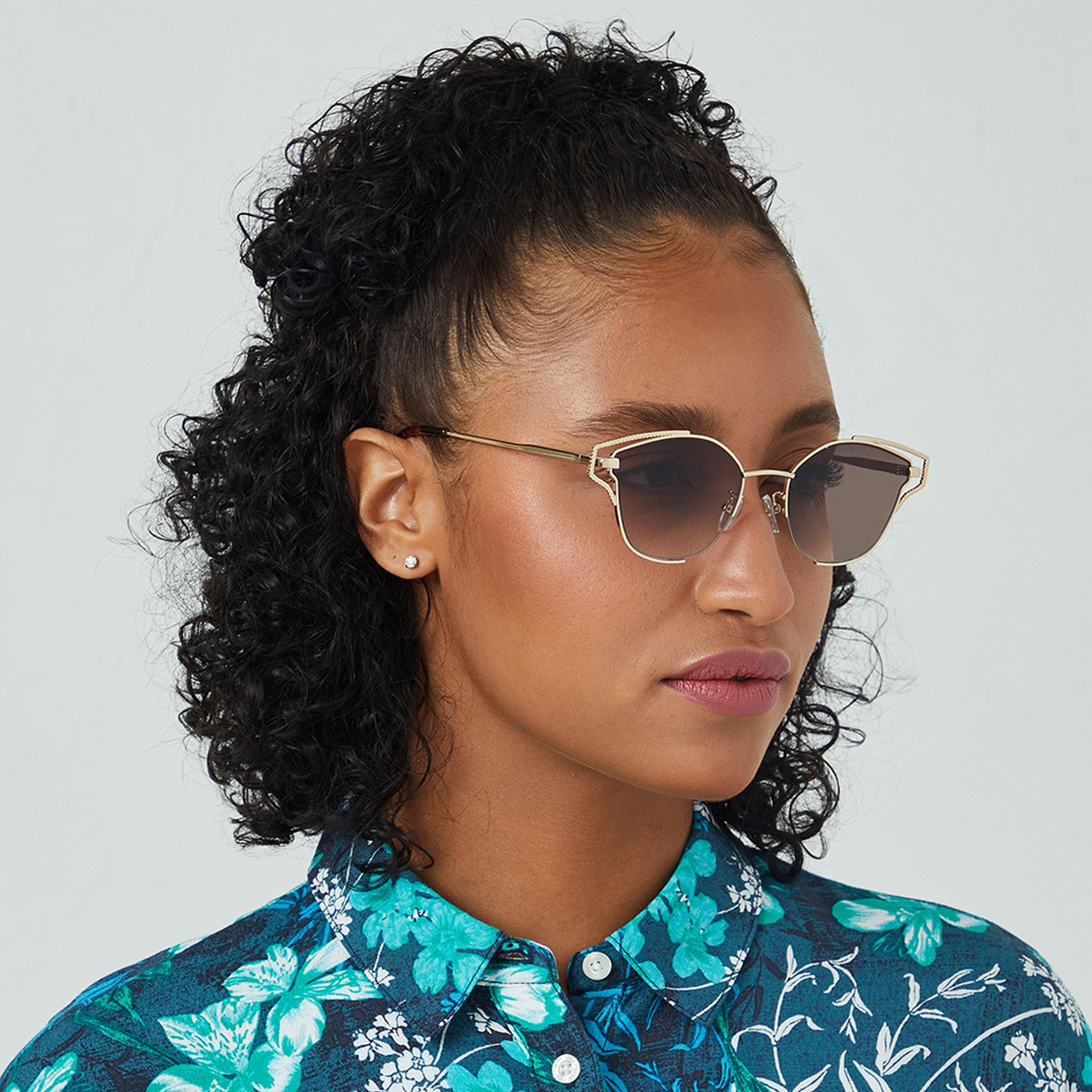 نظارة شمسية وبنية ذات كات آي من بلاك أوت هيباتيا مع 54 مم -women-sunglasses-image-5