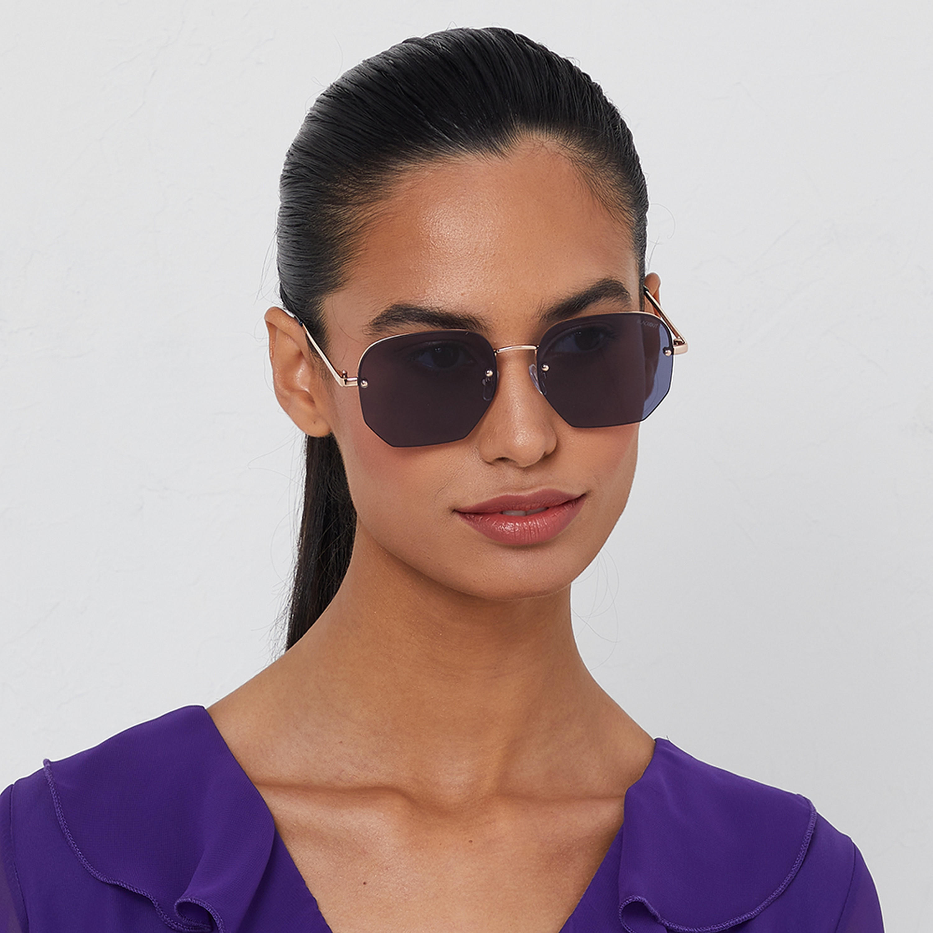 BlackOut NINA  Blue 57 mm Geometric Sunglasses -women-sunglasses-image-4