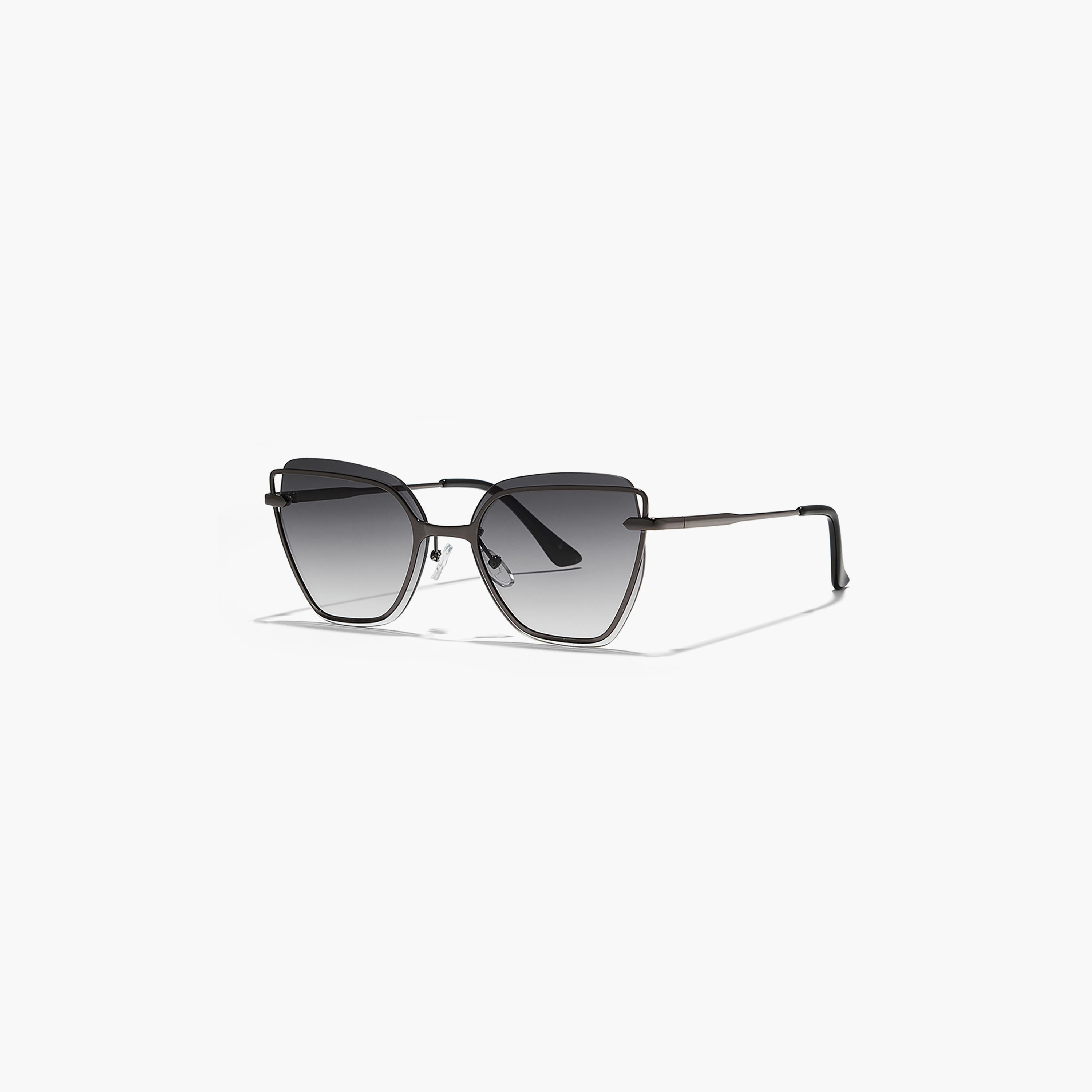 BlackOut STARLIGHT  Grey 57 mm Cat Eye Sunglasses -women-sunglasses-image-1