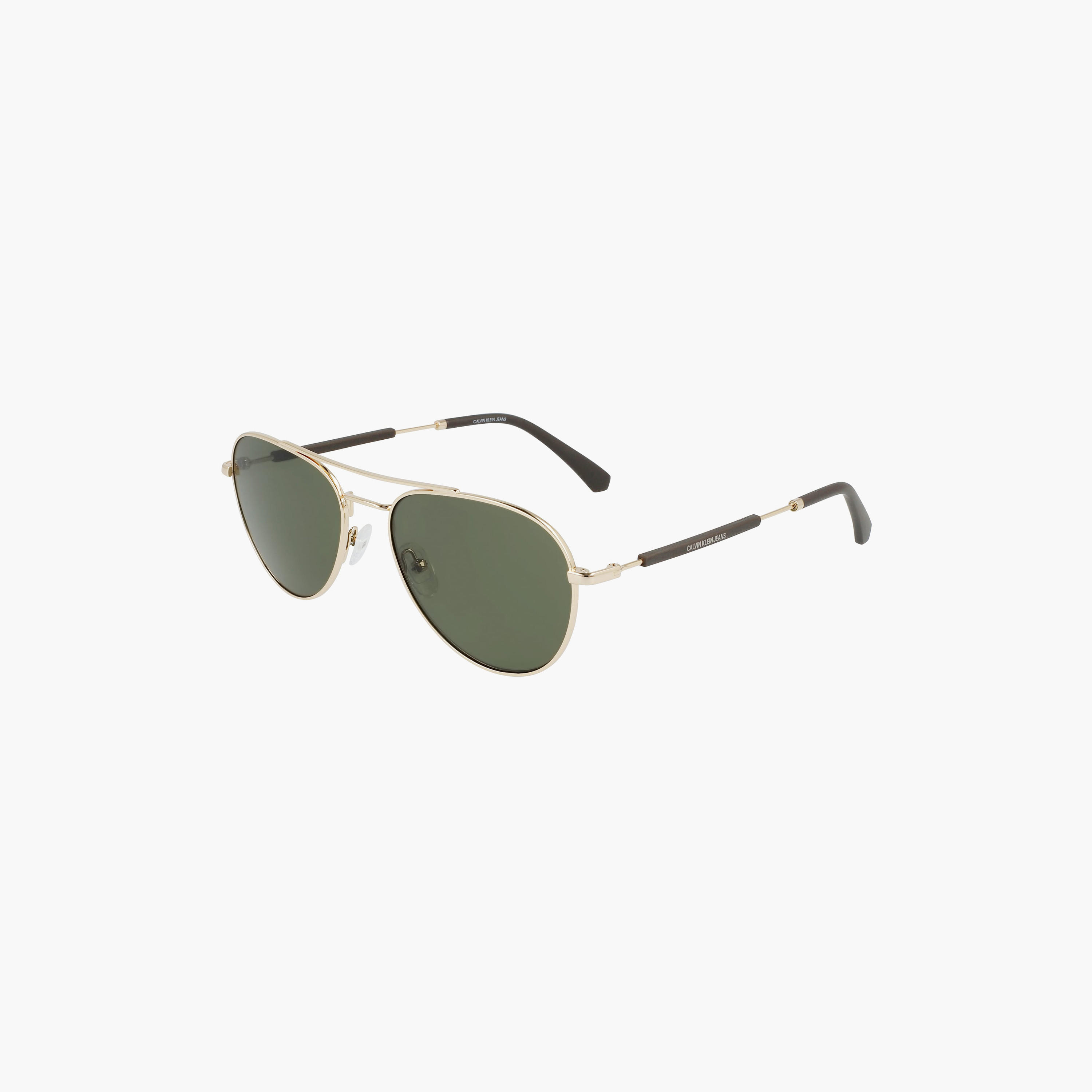 Calvin Klein Jeans Unisex Green Lens Aviator Sunglasses - CKJ20109S-men-sunglasses-image-6