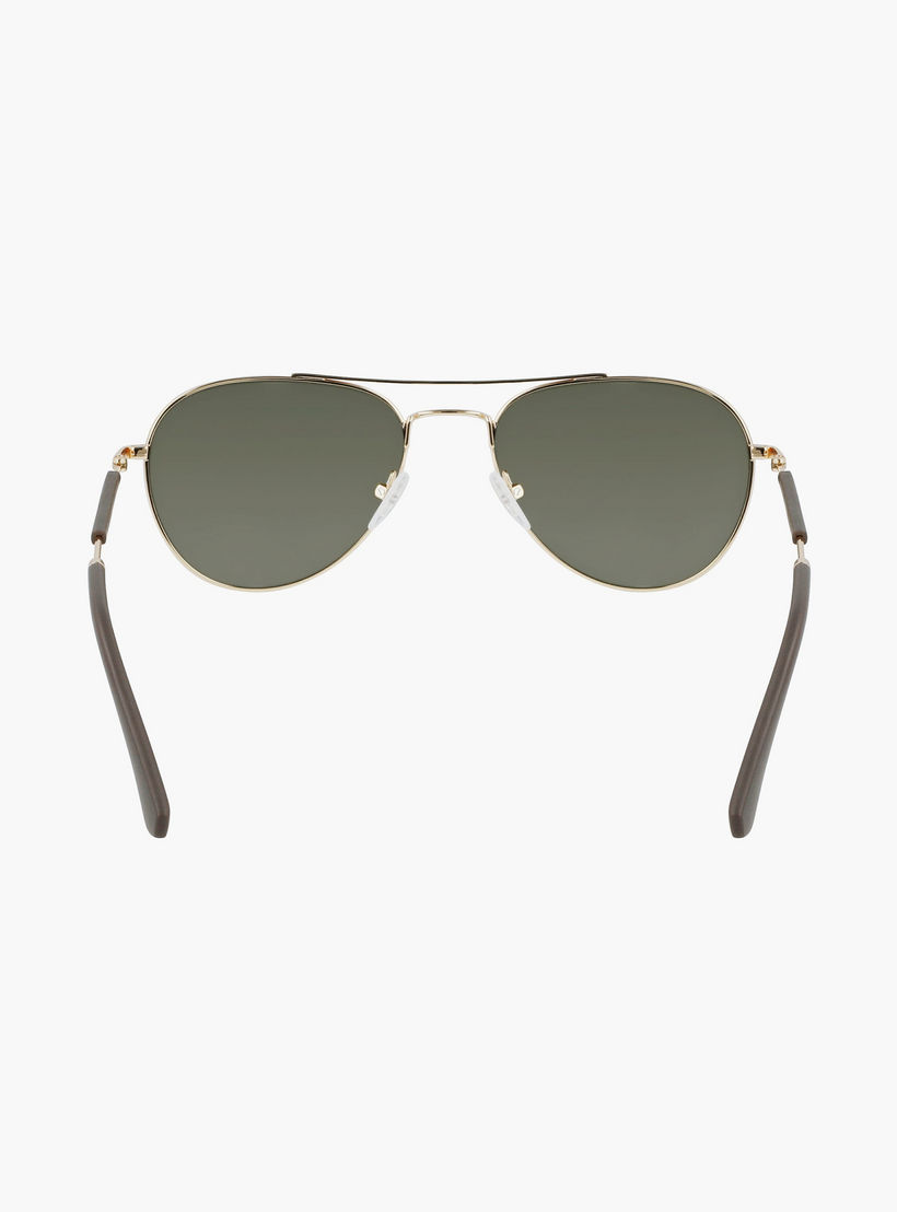 Calvin Klein Jeans Unisex Green Lens Aviator Sunglasses - CKJ20109S-men-sunglasses-image-3