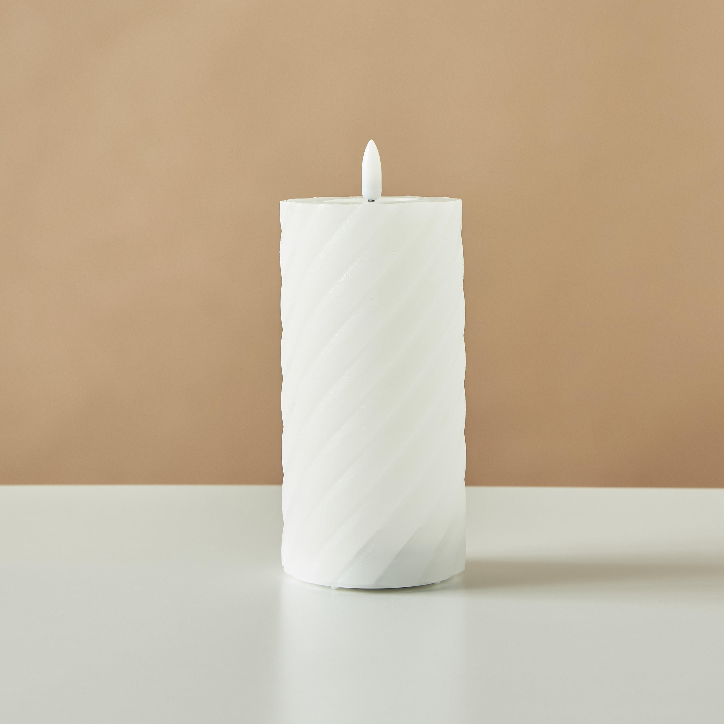 Countryfield Essentials LED Flameless Wax Pillar Candle - 15 cms-household-homefragrance-candles-image-3