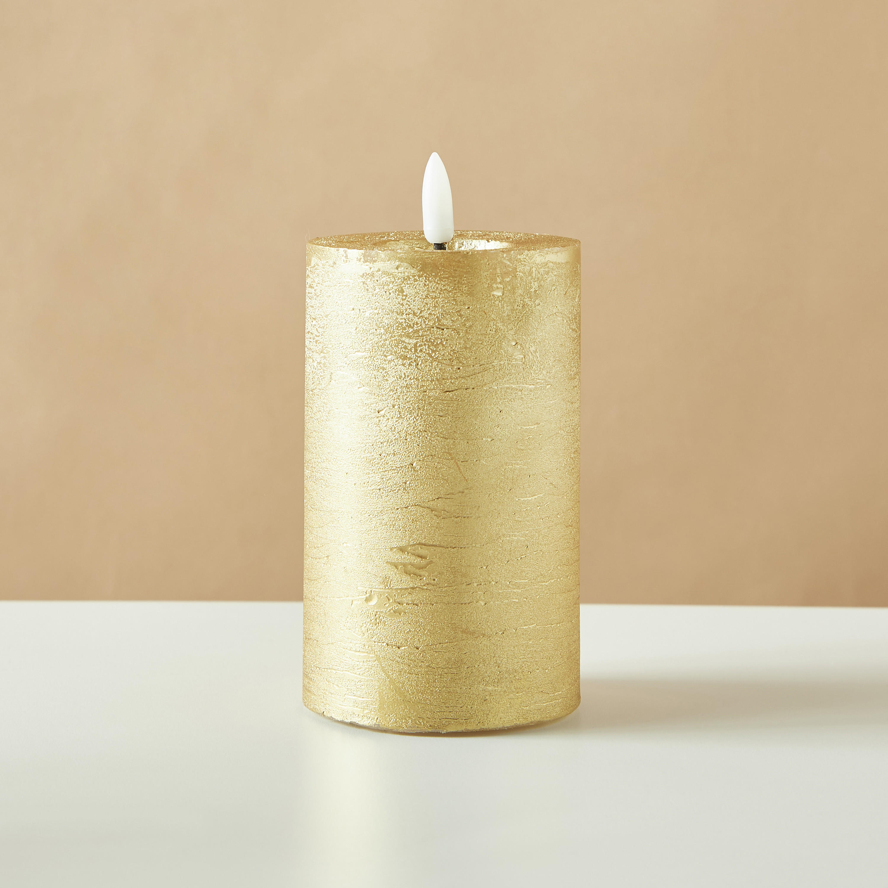 شمعة عمودية إل إي دي دون لهب من كاونتريفيلد إسينشيالز - 12 سم-household-homefragrance-candles-image-2
