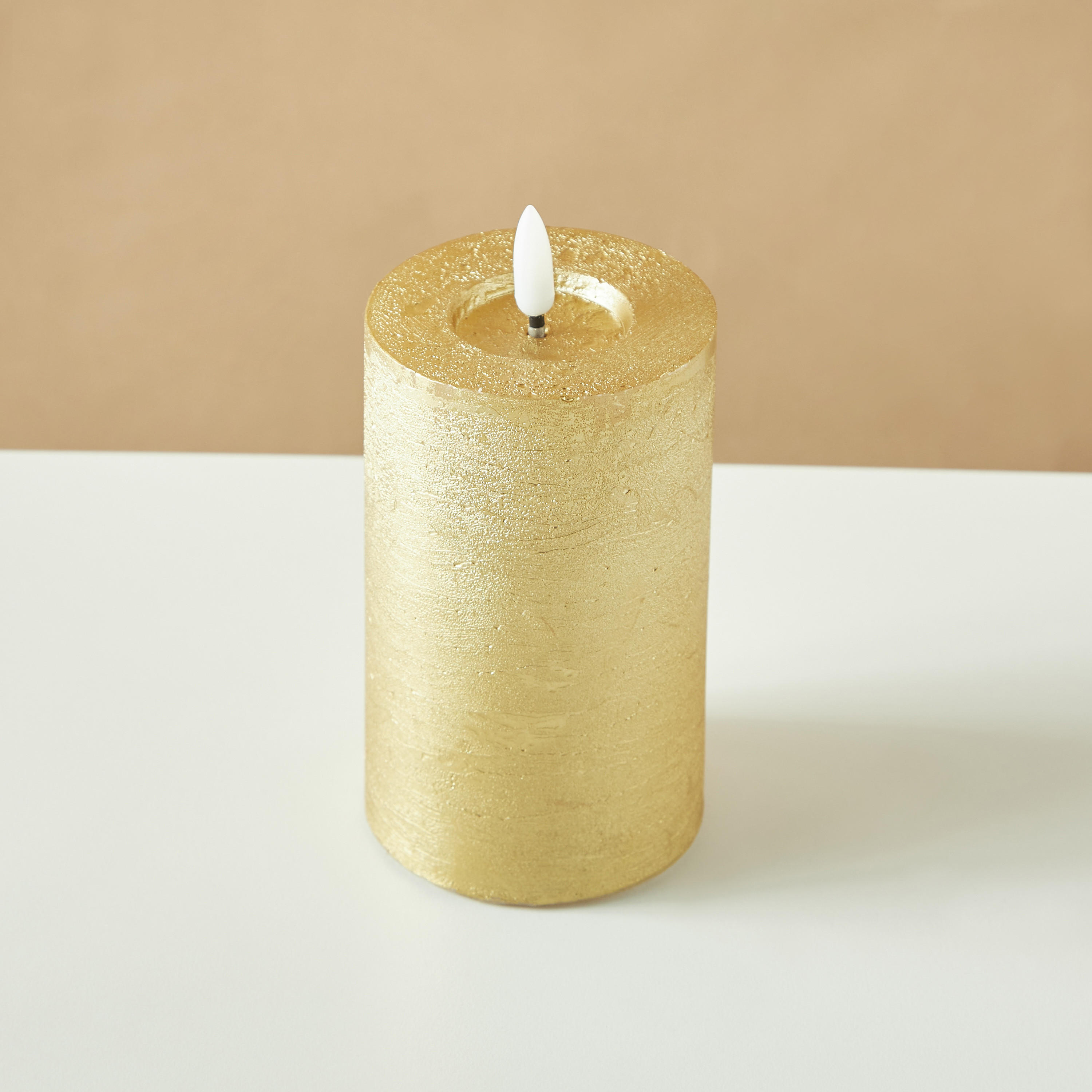 Countryfield Essentials LED Flameless Wax Pillar Candle - 12 cms-household-homefragrance-candles-image-3