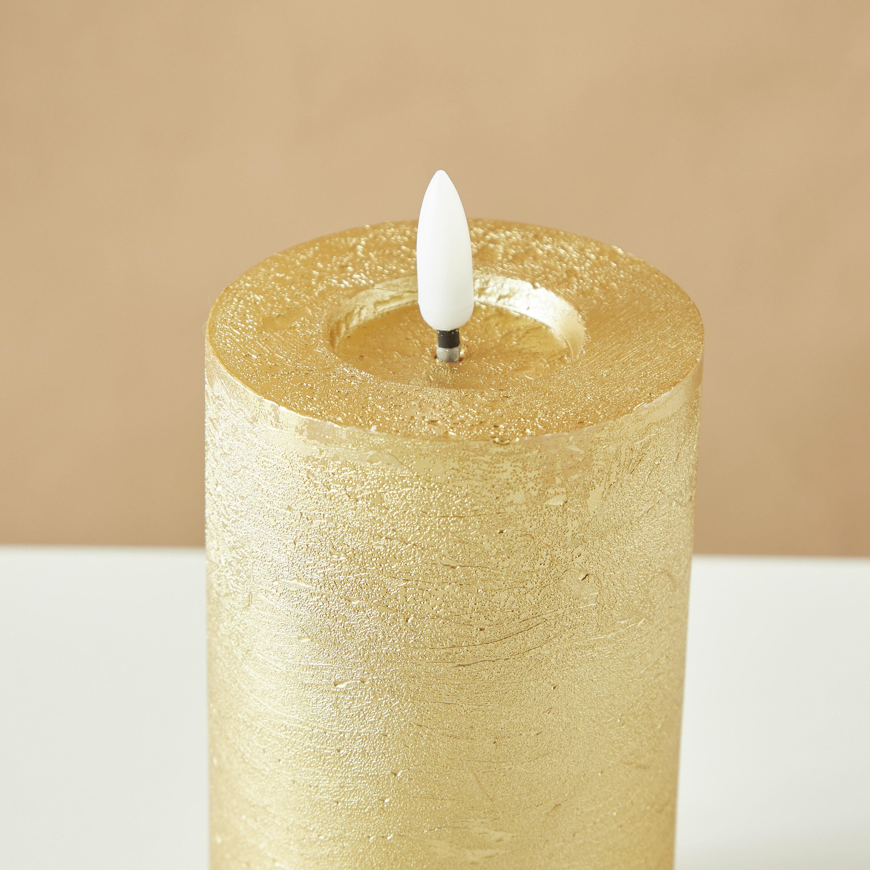 شمعة عمودية إل إي دي دون لهب من كاونتريفيلد إسينشيالز - 12 سم-household-homefragrance-candles-image-4