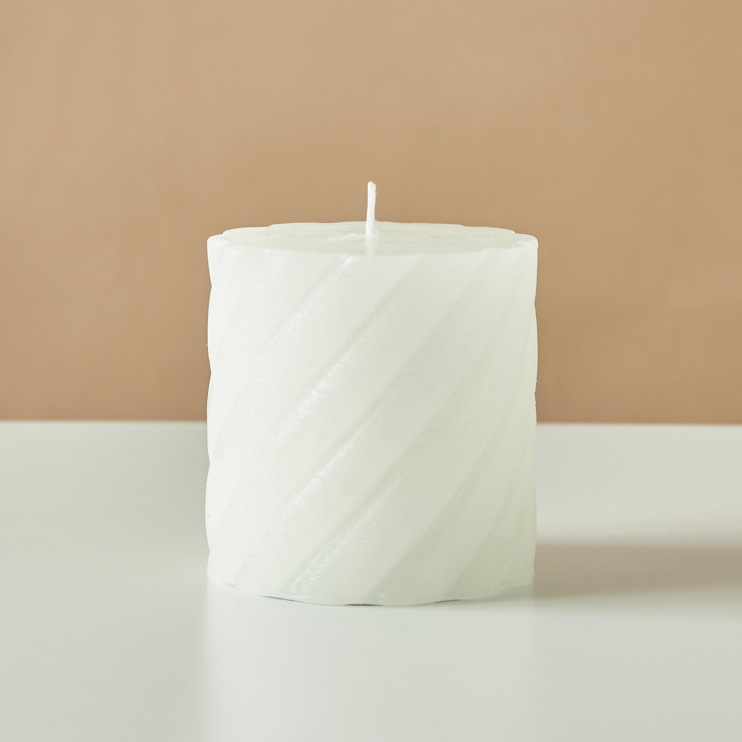 Countryfield Essentials Unscented Spiral Pillar Candle-household-homefragrance-candles-image-2