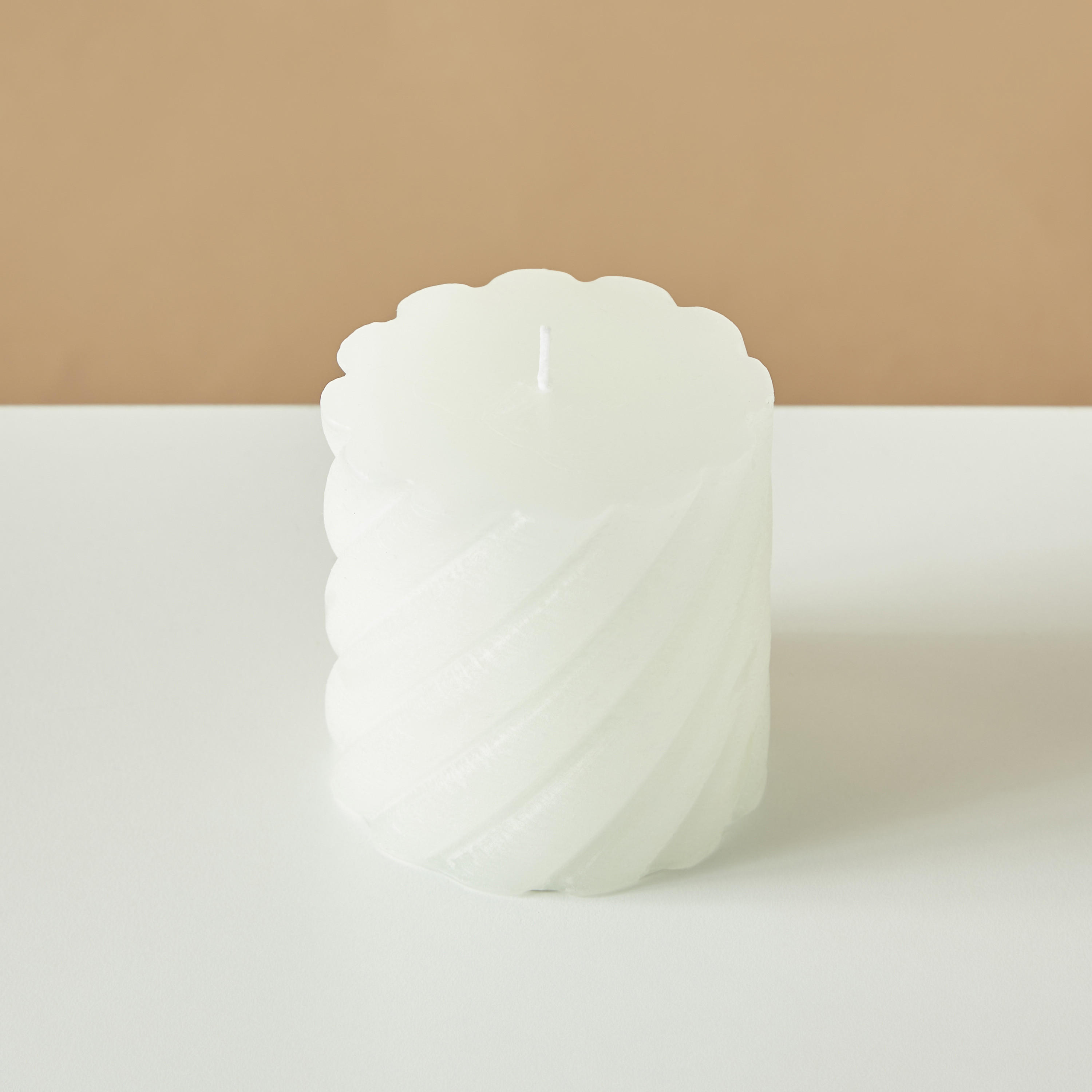 Countryfield Essentials Unscented Spiral Pillar Candle-household-homefragrance-candles-image-3