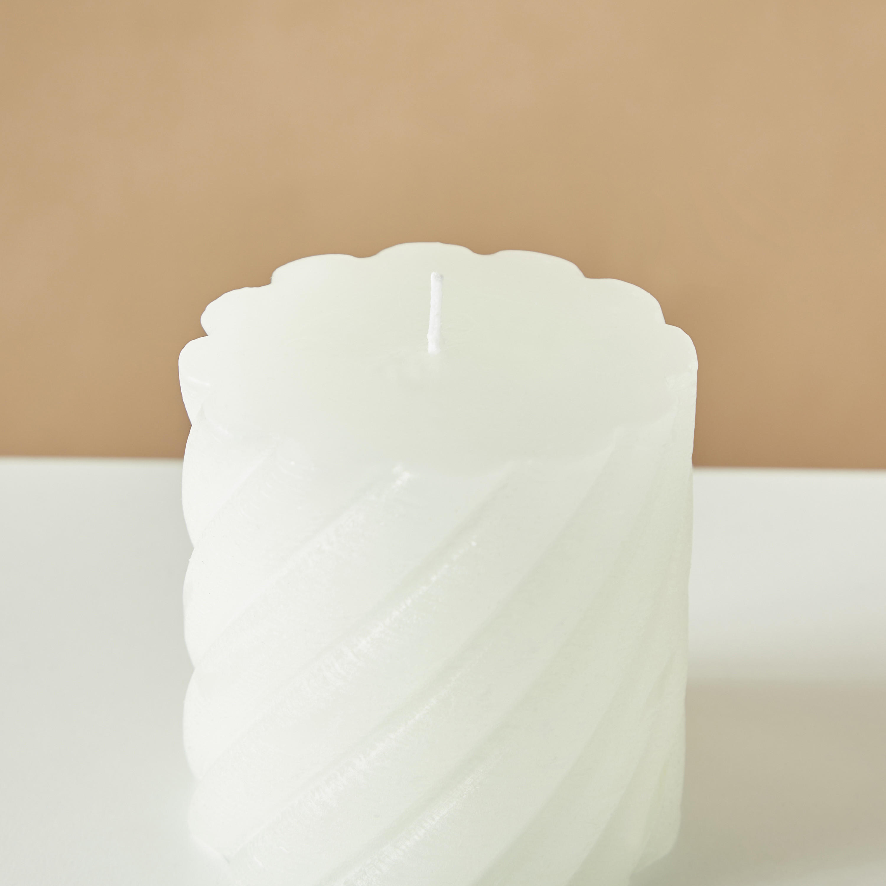 Countryfield Essentials Unscented Spiral Pillar Candle-household-homefragrance-candles-image-4