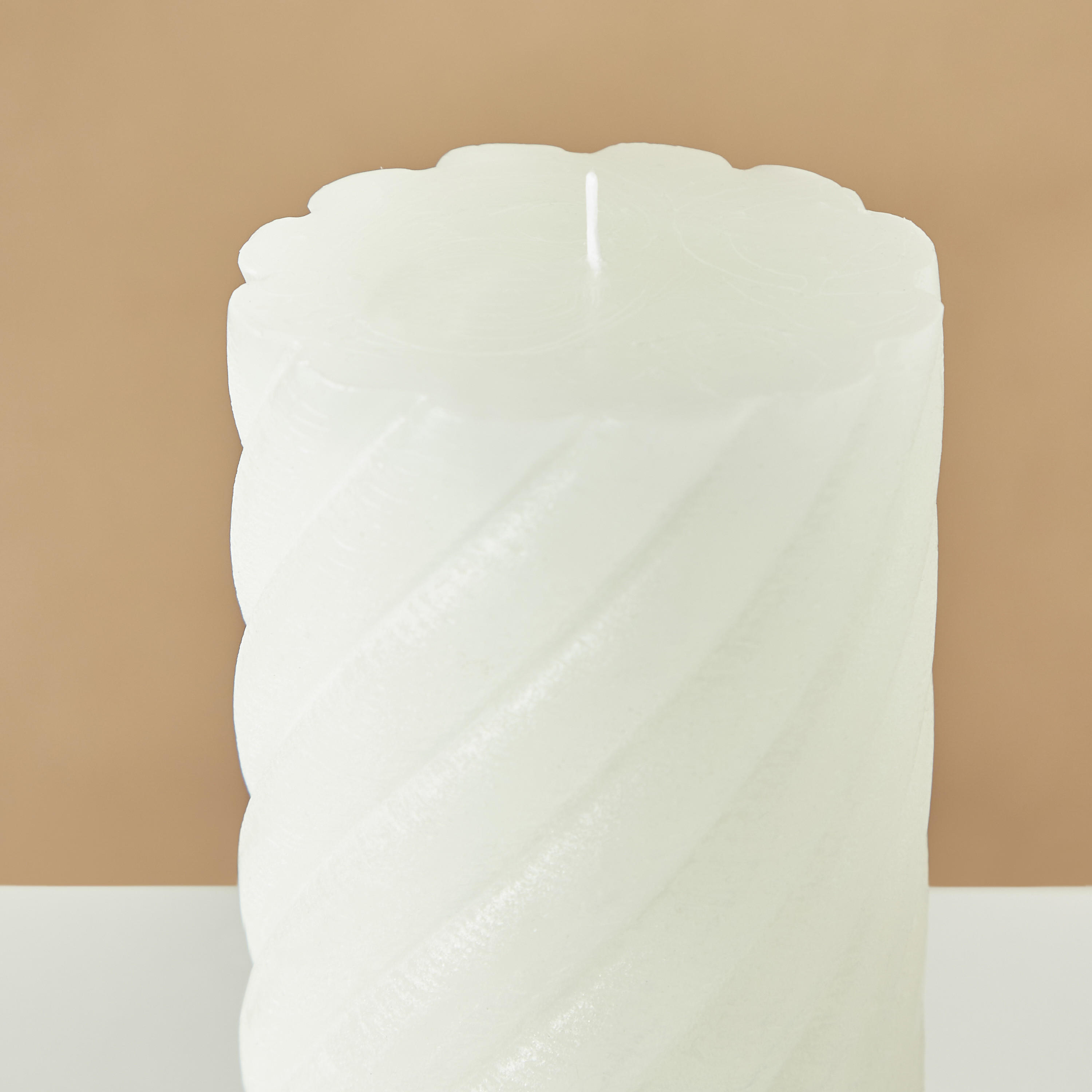 Countryfield Tonnie Essentials Unscented Spiral Pillar Candle-household-homefragrance-candles-image-4
