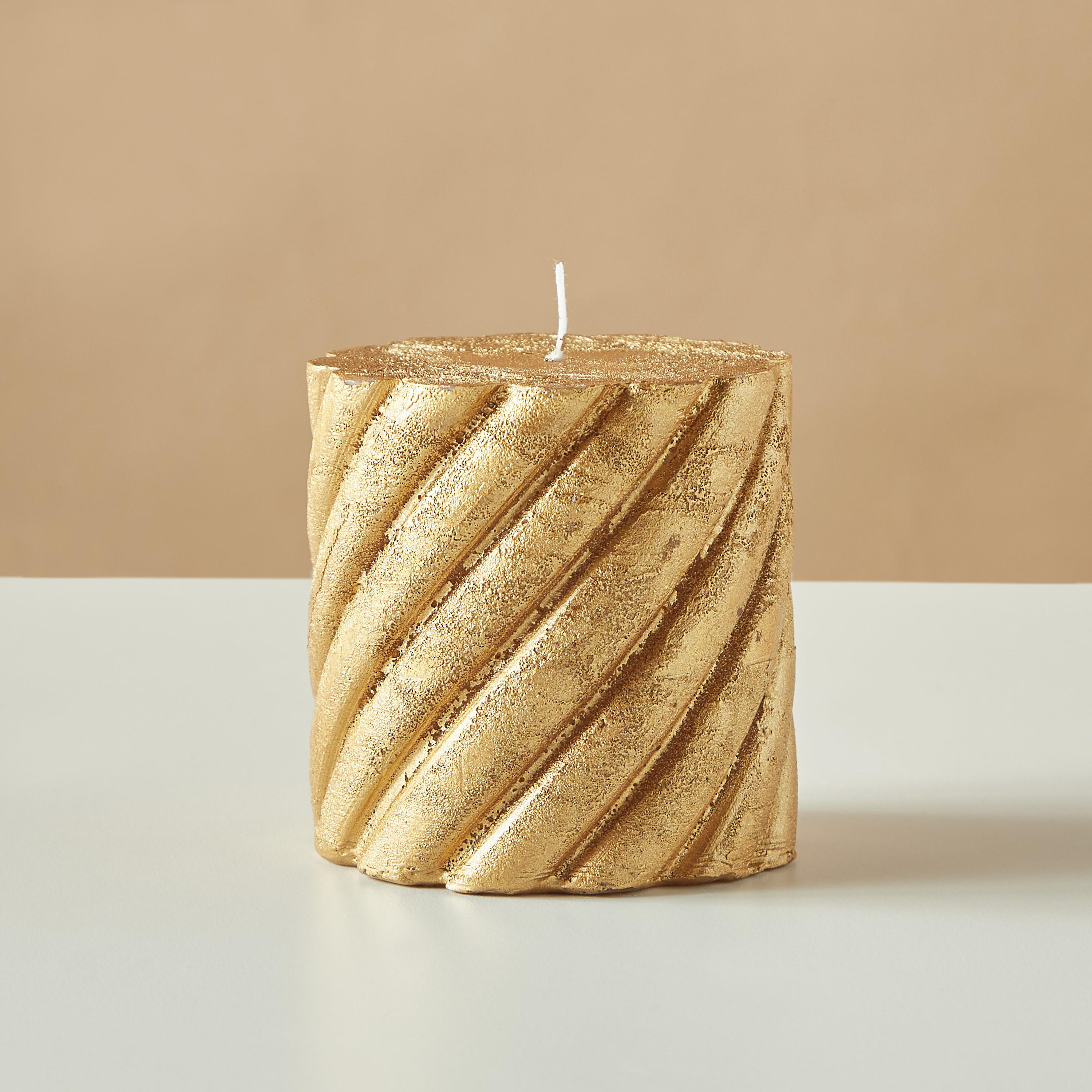 Countryfield Essentials Unscented Spiral Pillar Candle-household-homefragrance-candles-image-2