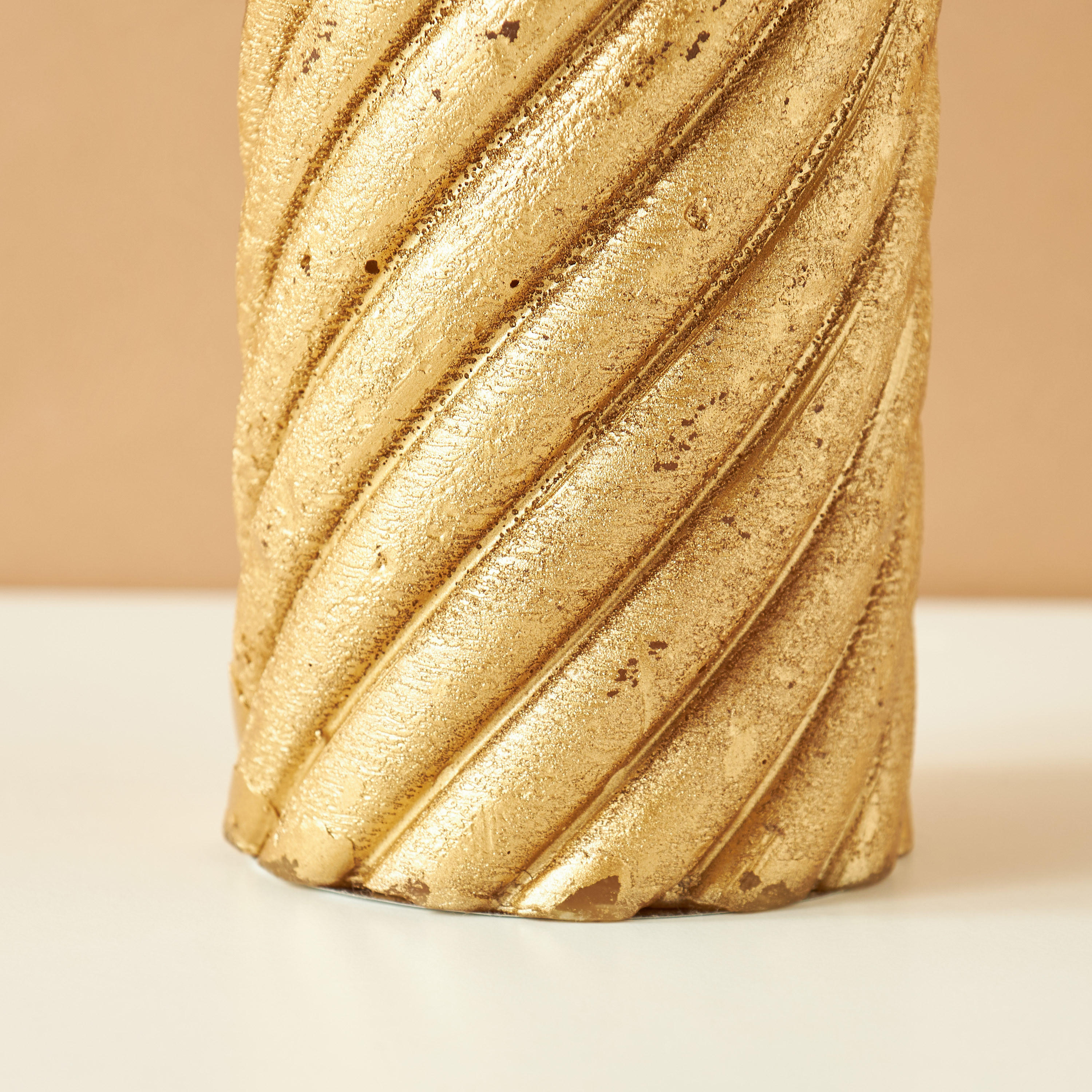 Essentials Unscented Spiral Pillar Candle - 15 cms-household-homefragrance-candles-image-5