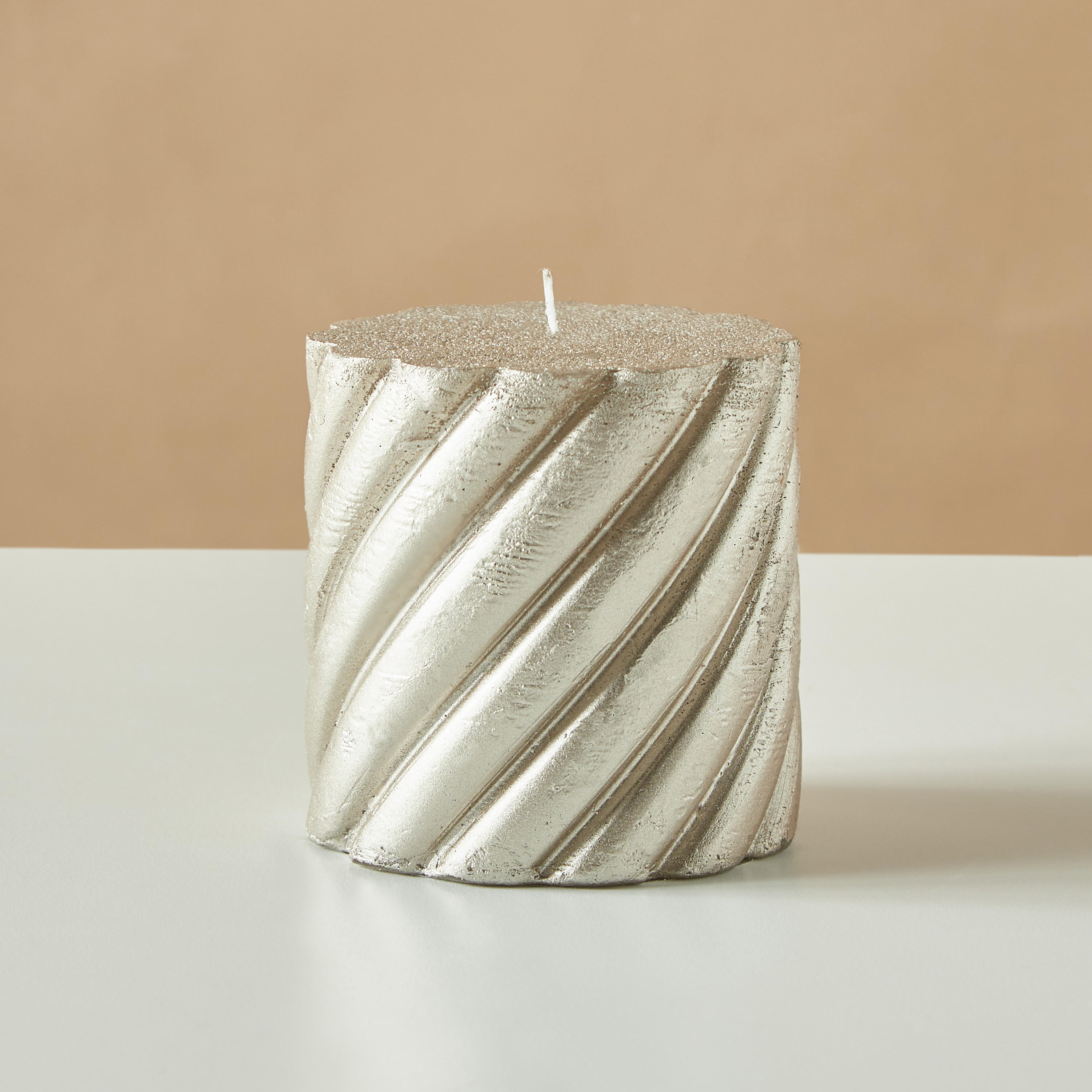 Countryfield Essentials Unscented Spiral Pillar Candle-household-homefragrance-candles-image-2