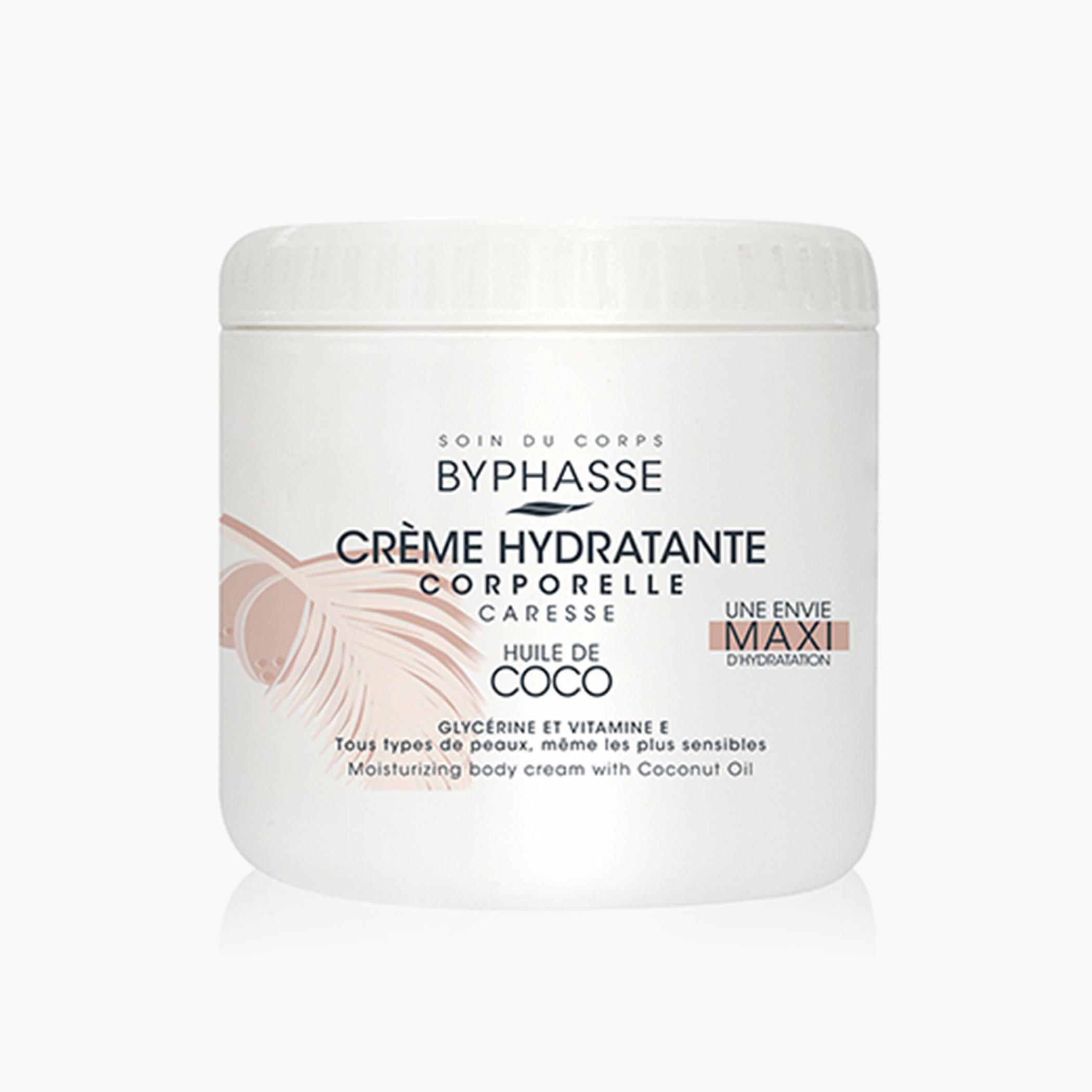 Byphasse Moisturizing Body Cream with Coconut Oil - 500 ml-beautyandpersonalcare-skin-moisturisers-bodyandhandlotions-image-1