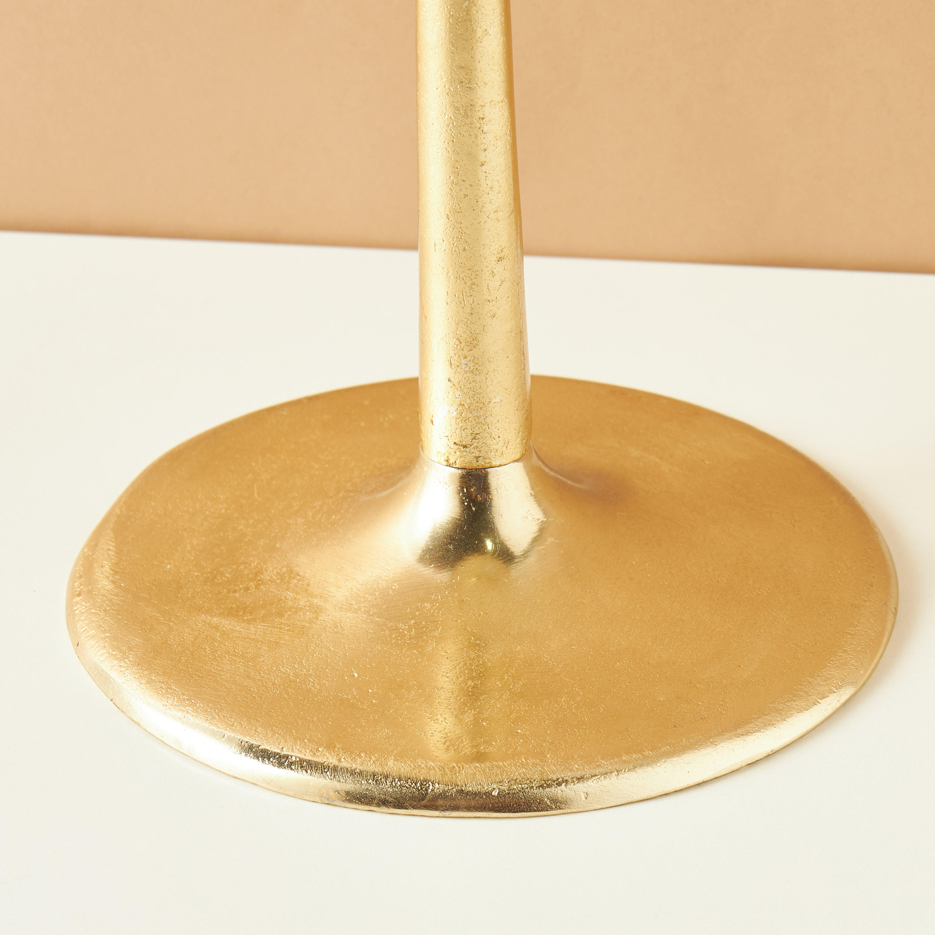 Round Aluminum Accent Table - 23x23x50 cms-furniture-livingroom-sideandendtables-image-4