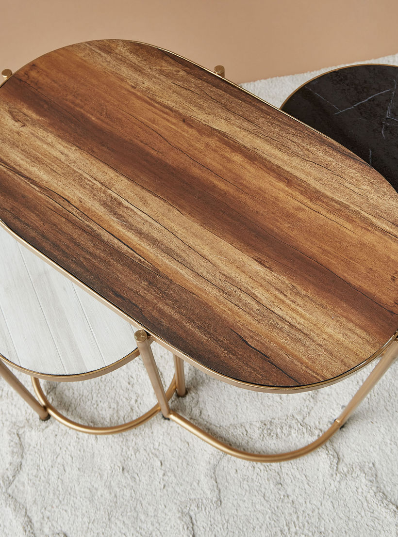 طاولات متداخلة من الصُلب بسطح خشب - 3 قطع-furniture-livingroom-nestoftables-image-3