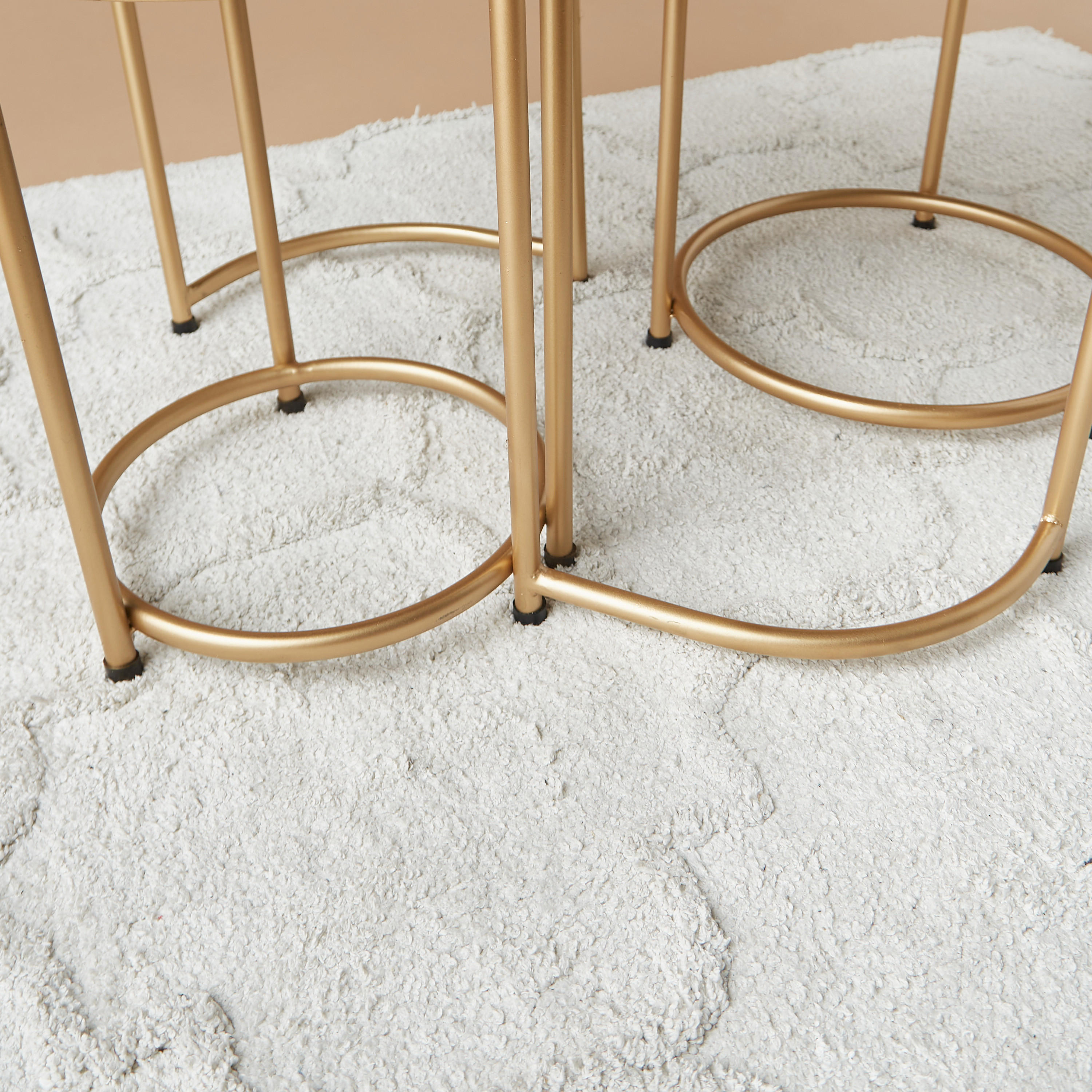 Wooden Top 3-Piece Steel Nesting Table Set-furniture-livingroom-nestoftables-image-4