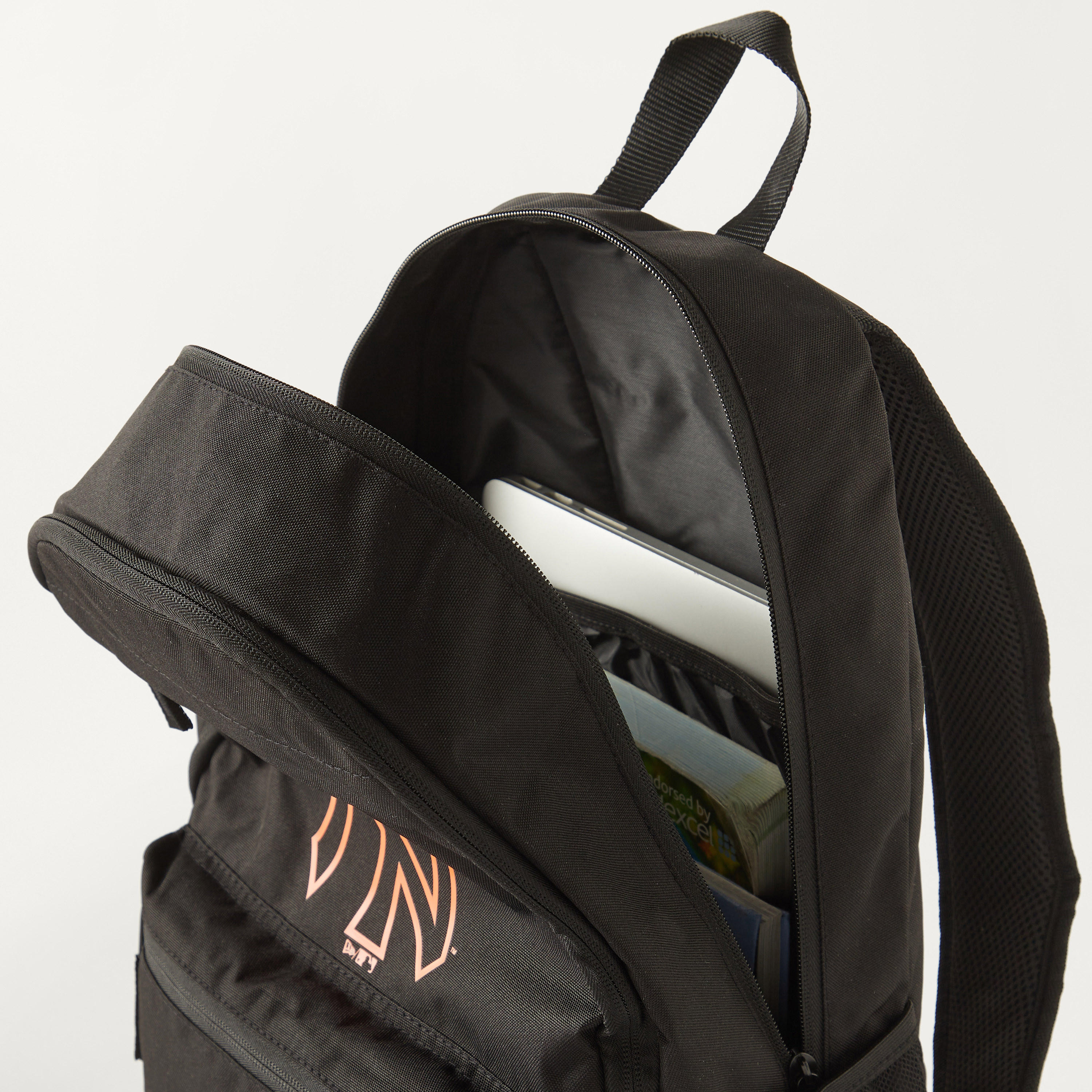 New Era Printed Backpack with Zip Closure - 43X30x13 cms-school-bagsandbackpacks-backpacks-image-6