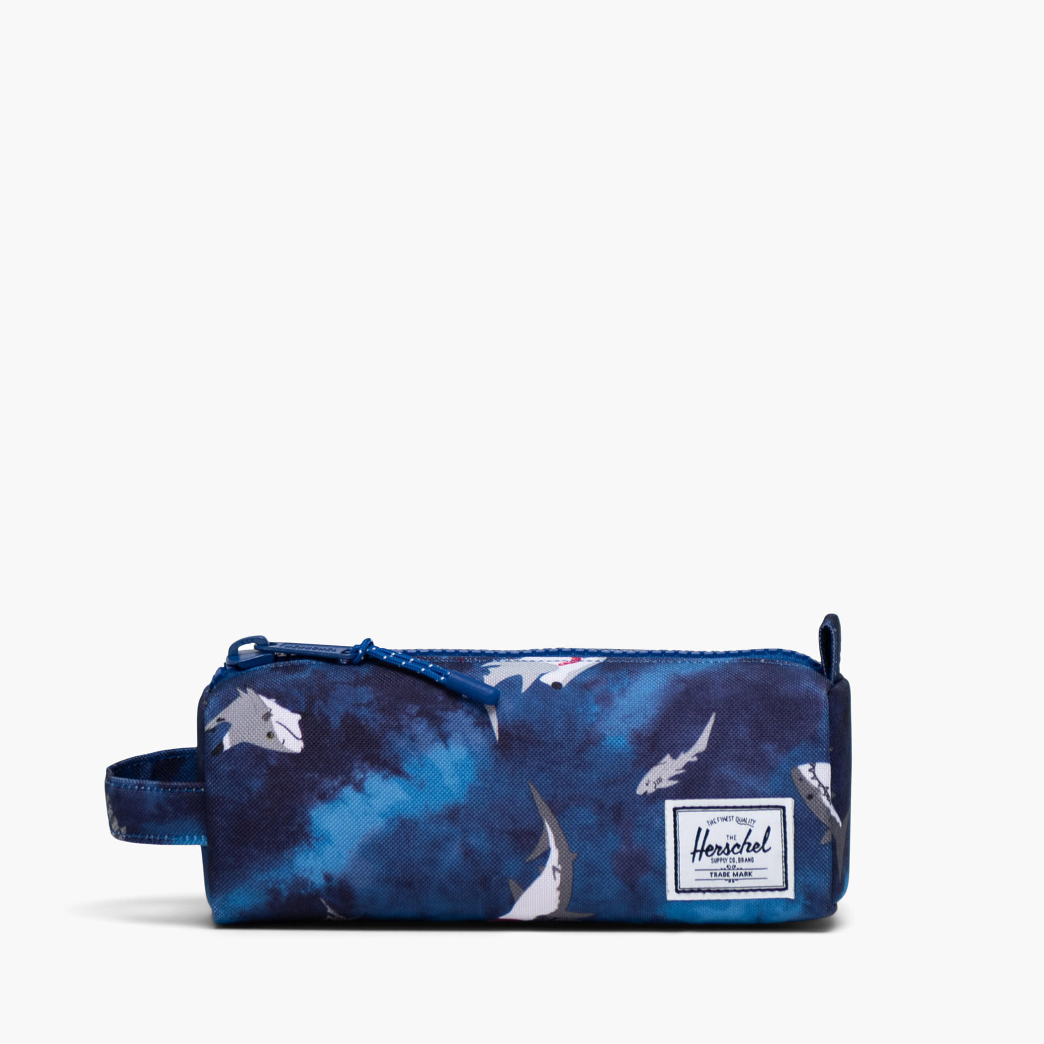 Herschel Supply Co Shark Print Pencil Pouch with Zip Closure - 1-Year Warranty-school-stationery-pencilcases-image-1