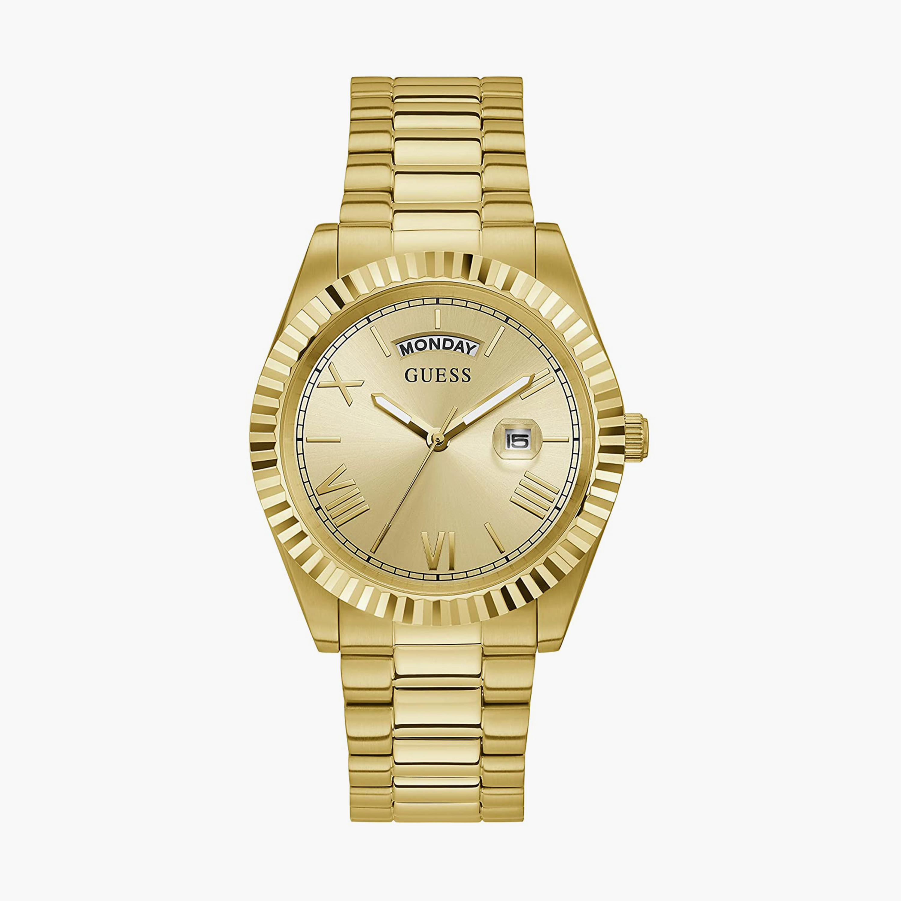  GW0265G2 ساعة يد أنالوج الرجالي بسوار ستانلس ستيل بلون ذهبي من جيس -men-watchesandjewellery-watches-image-1