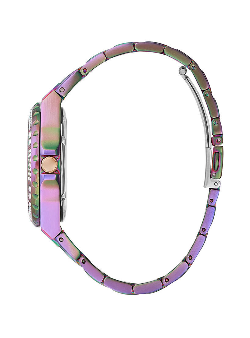 Guess Women's Purple Automatic Stainless Steel Strap Watch - GW0302L3-women-watchesandjewellery-watches-image-2
