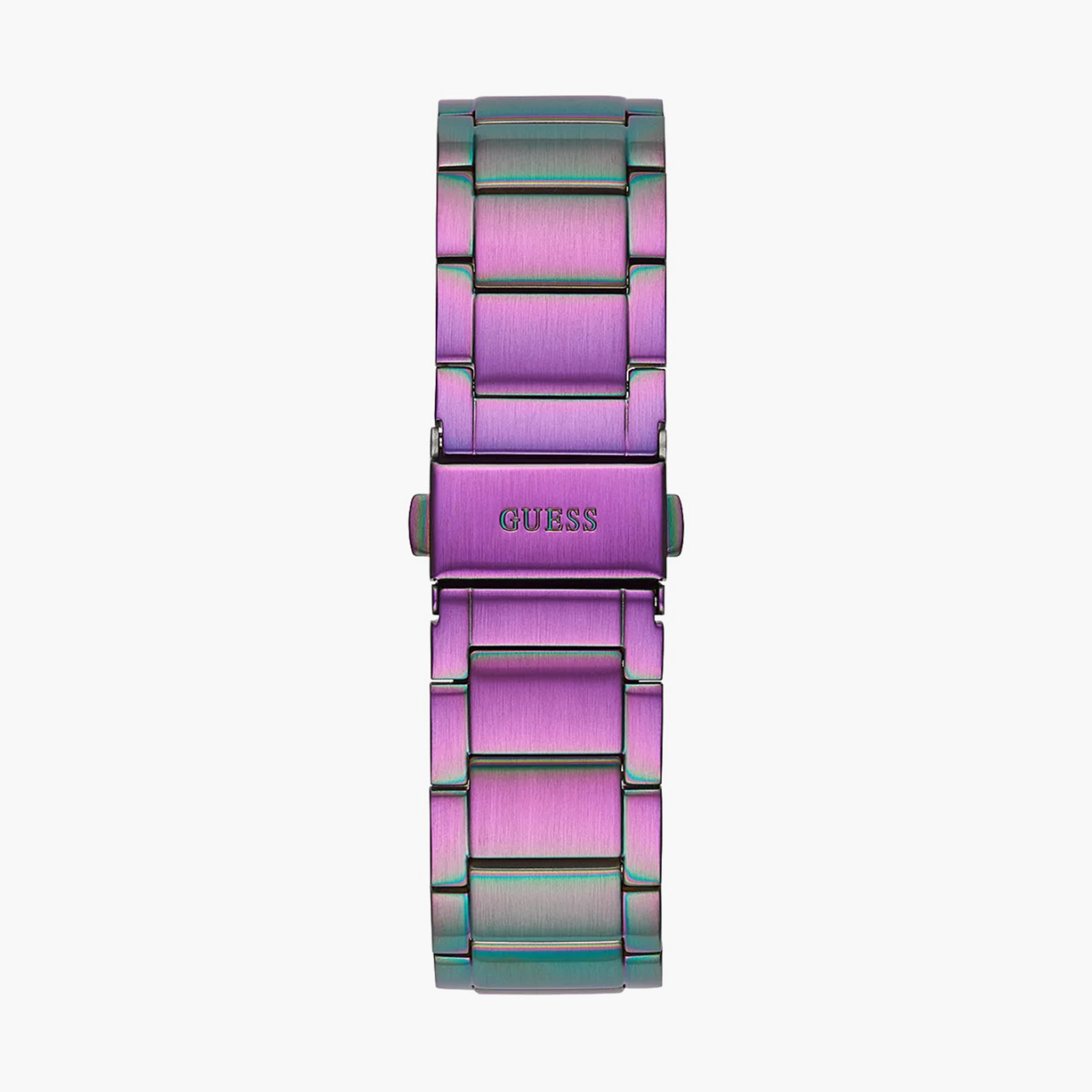 Guess Women's Purple Automatic Stainless Steel Strap Watch - GW0302L3-women-watchesandjewellery-watches-image-3