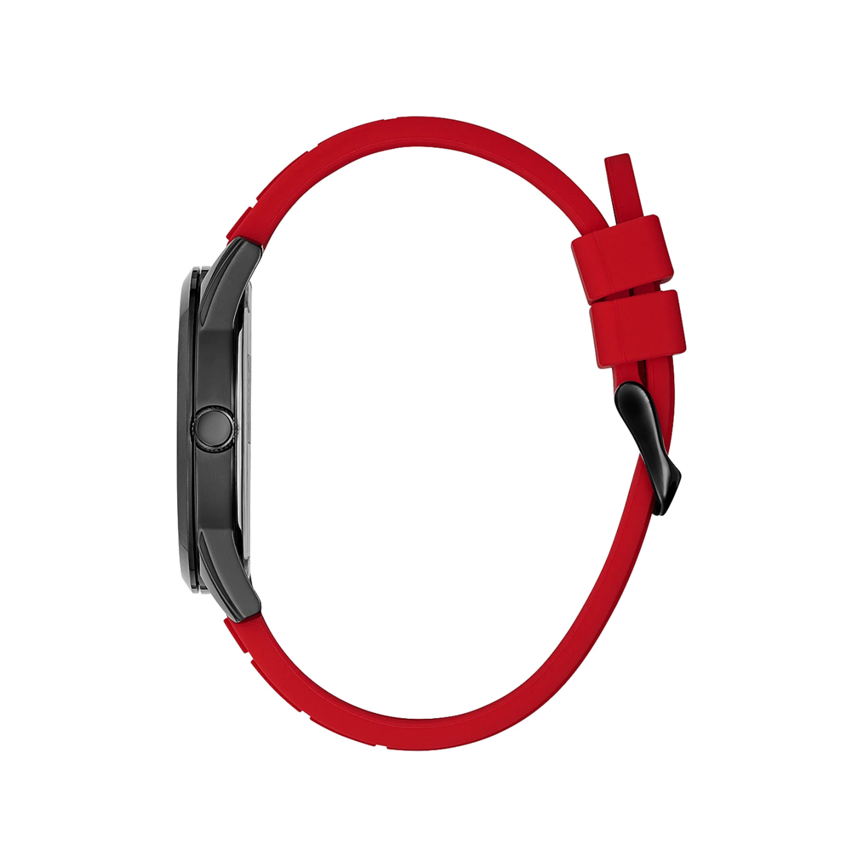 Guess Men's Red Analog Silicone Strap Watch - GW0362G4-men-watchesandjewellery-watches-image-2