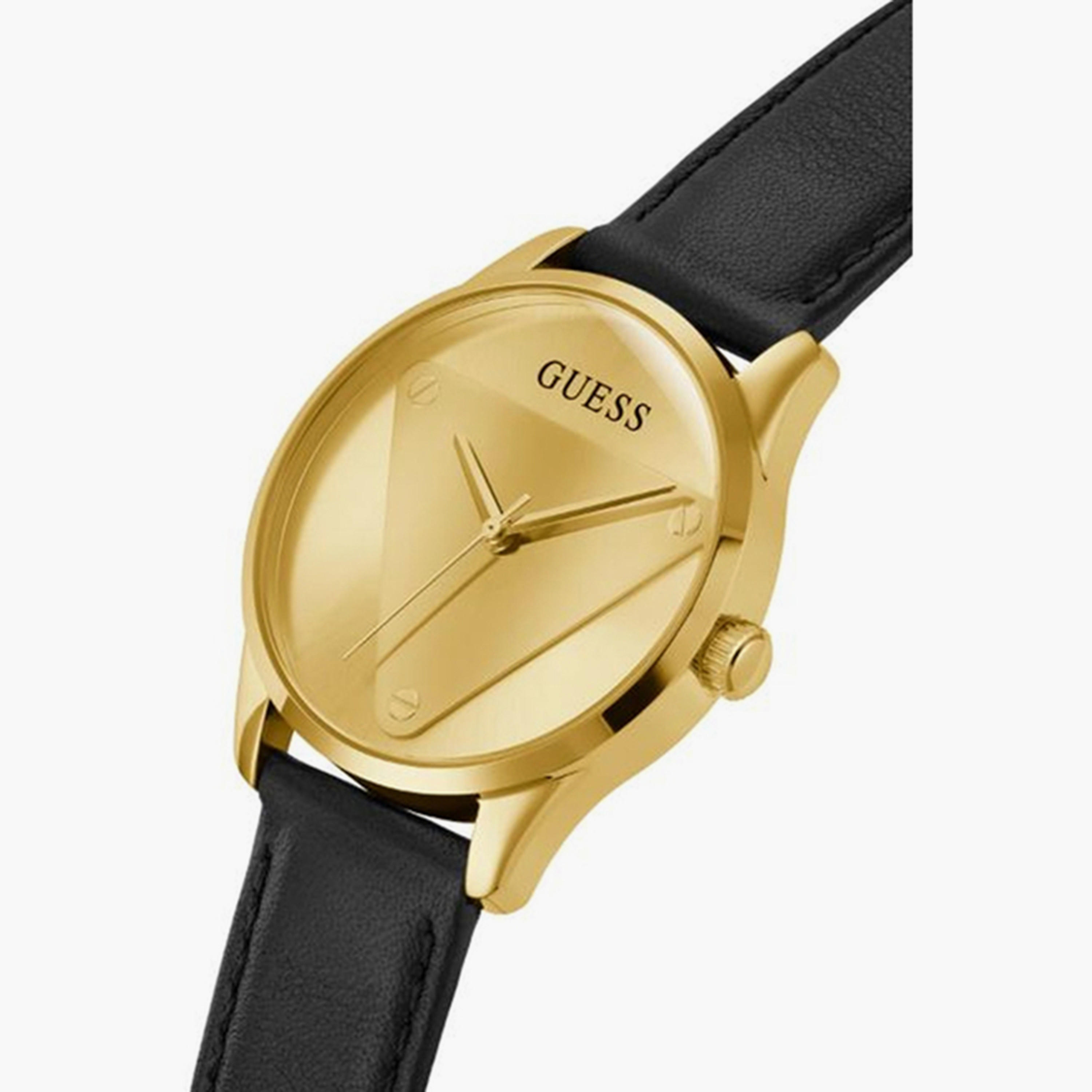 Guess Women's Black Analog Leather Strap Watch - GW0399L3-women-watchesandjewellery-watches-image-4