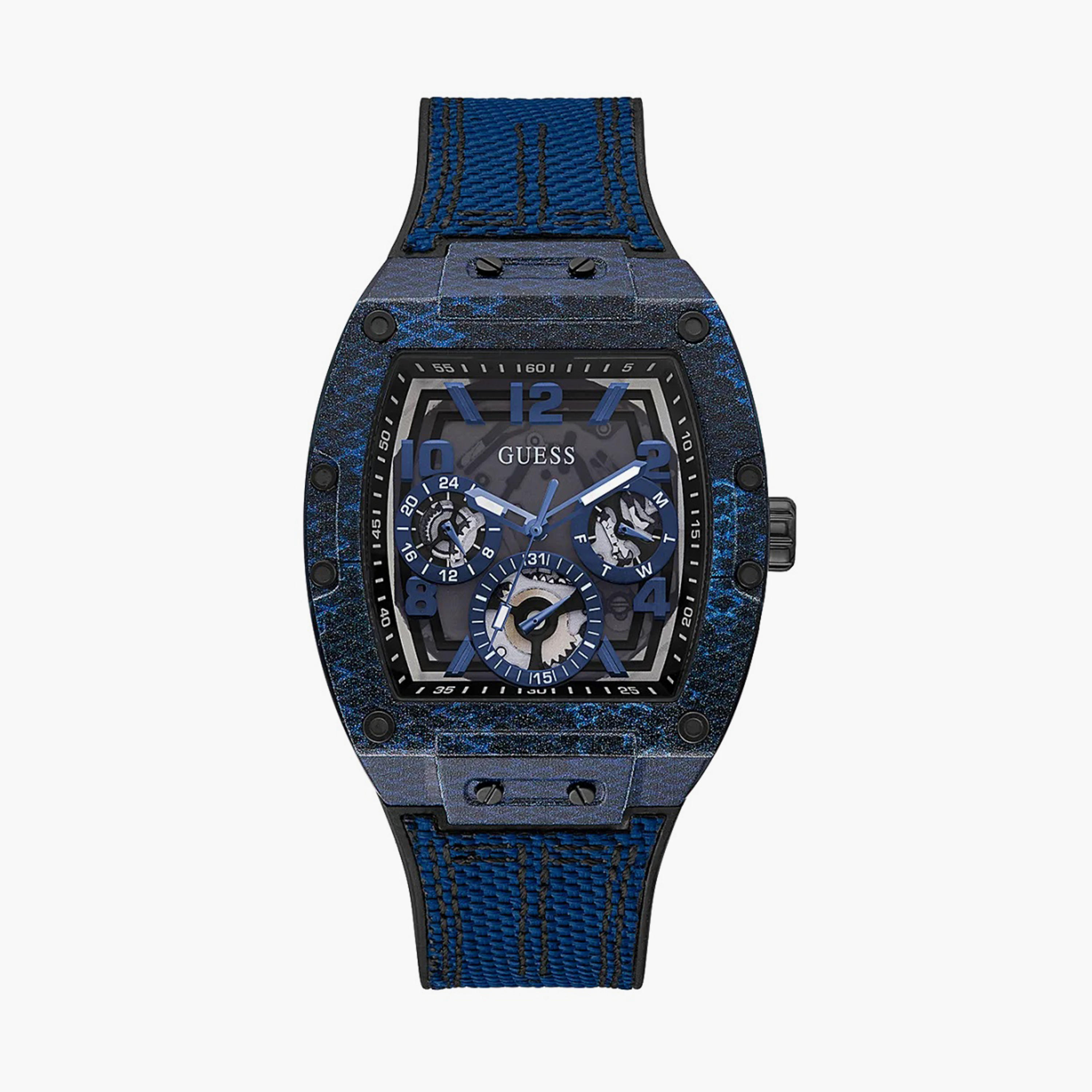 GW0422G1 ساعة يد كرونوغراف للرجال بسوار سليكون بلون الأزرق من جيس -men-watchesandjewellery-watches-image-1