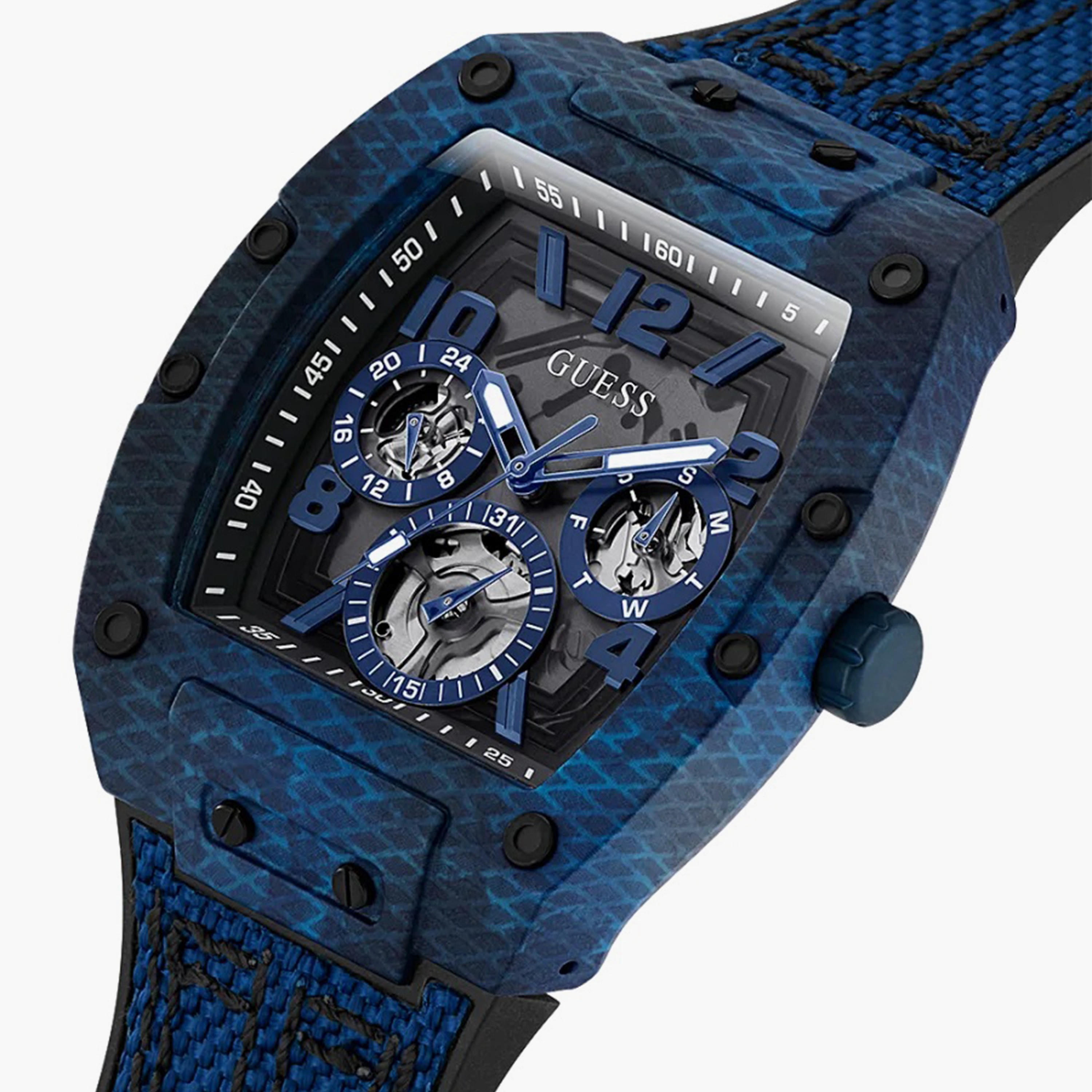 GW0422G1 ساعة يد كرونوغراف للرجال بسوار سليكون بلون الأزرق من جيس -men-watchesandjewellery-watches-image-4